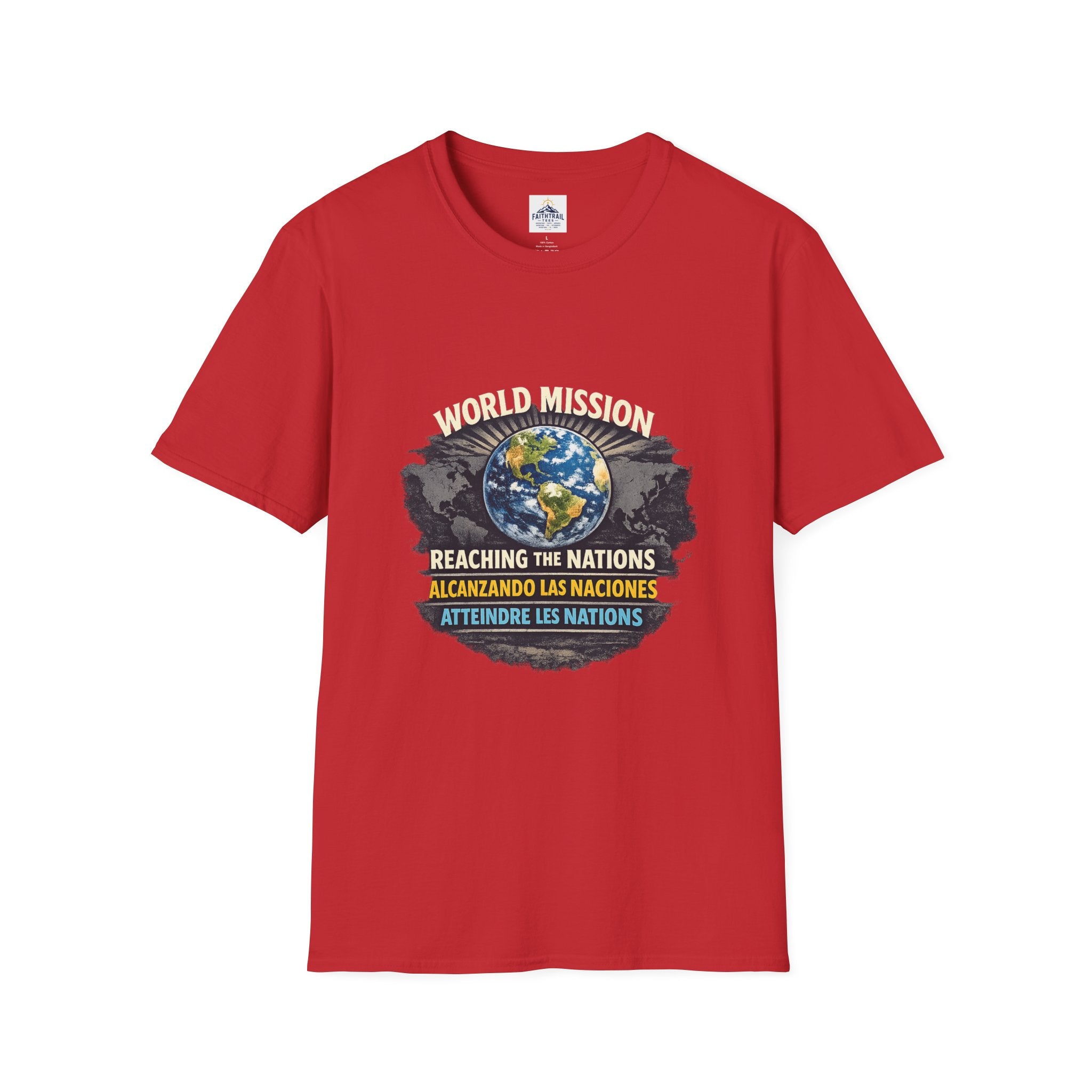 World Mission T-Shirt — Reaching the Nations Globe Tee