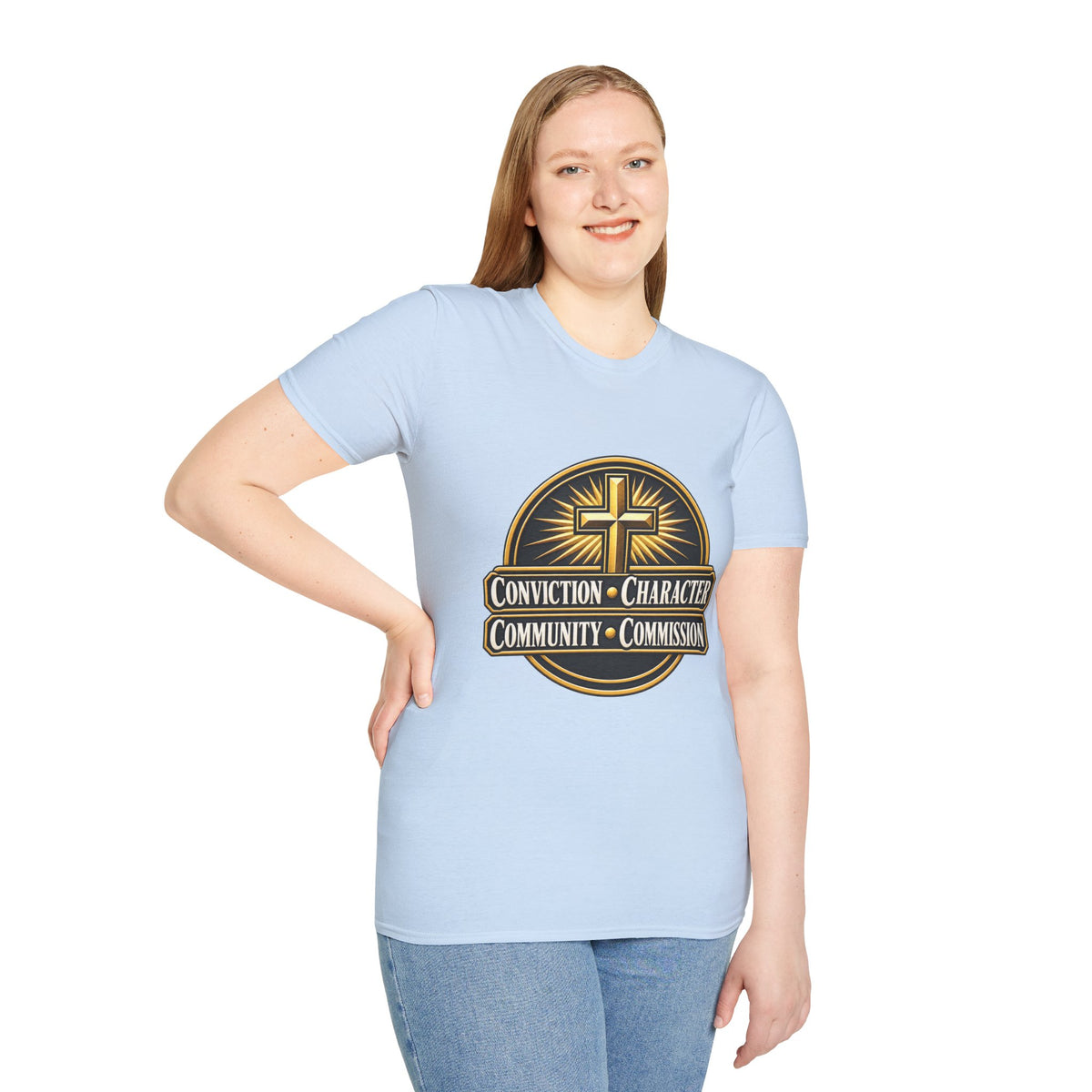 Conviction • Character Christian T-Shirt — Cross Faith Ministry Tee