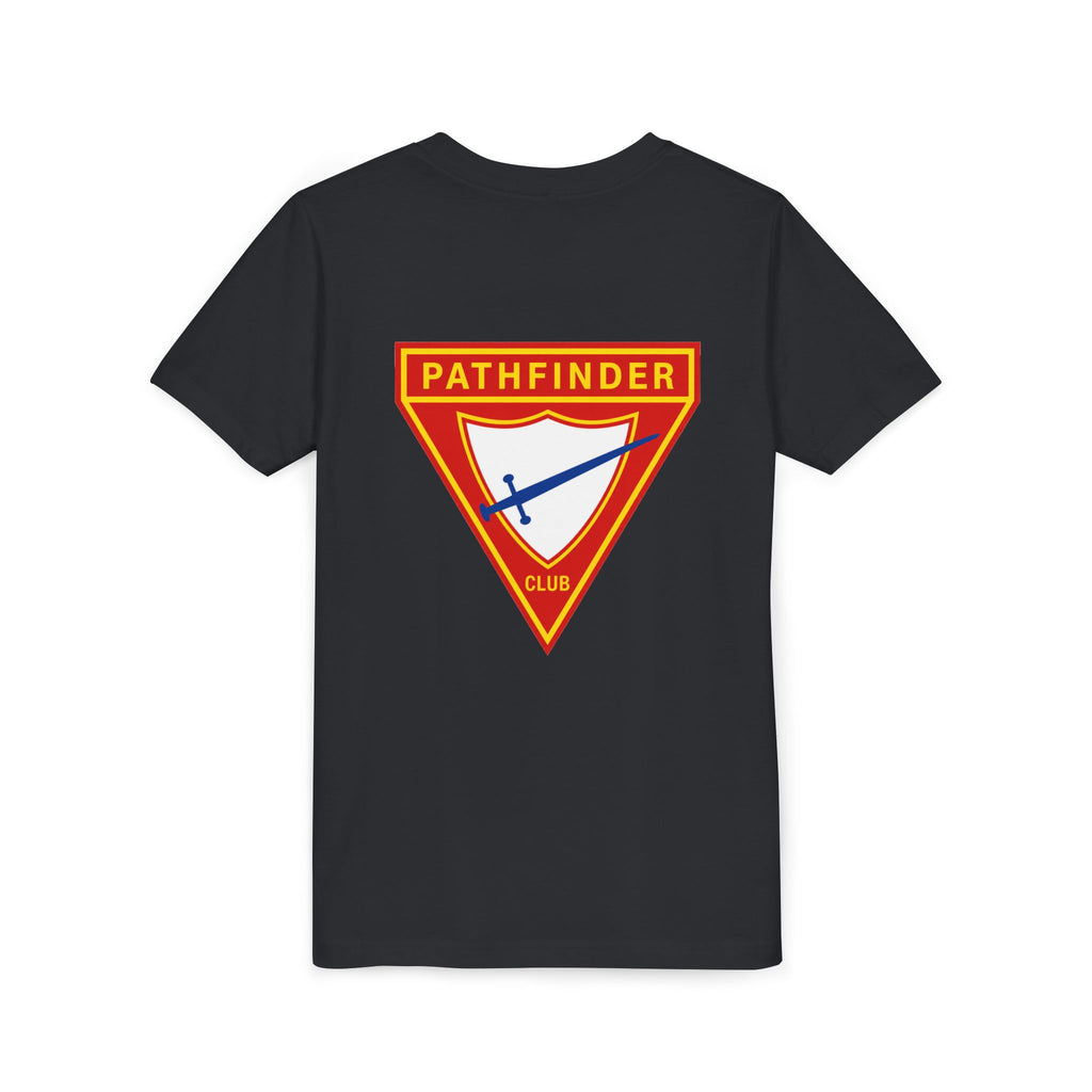 Pathfinder Club Youth Tee — Pathfinder Shield Emblem Short Sleeve Shirt