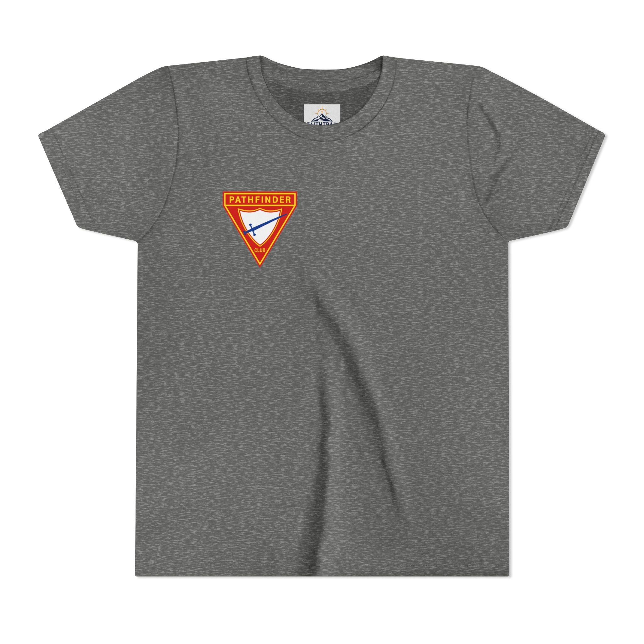 Pathfinder Club Youth Tee — Pathfinder Shield Emblem Short Sleeve Shirt