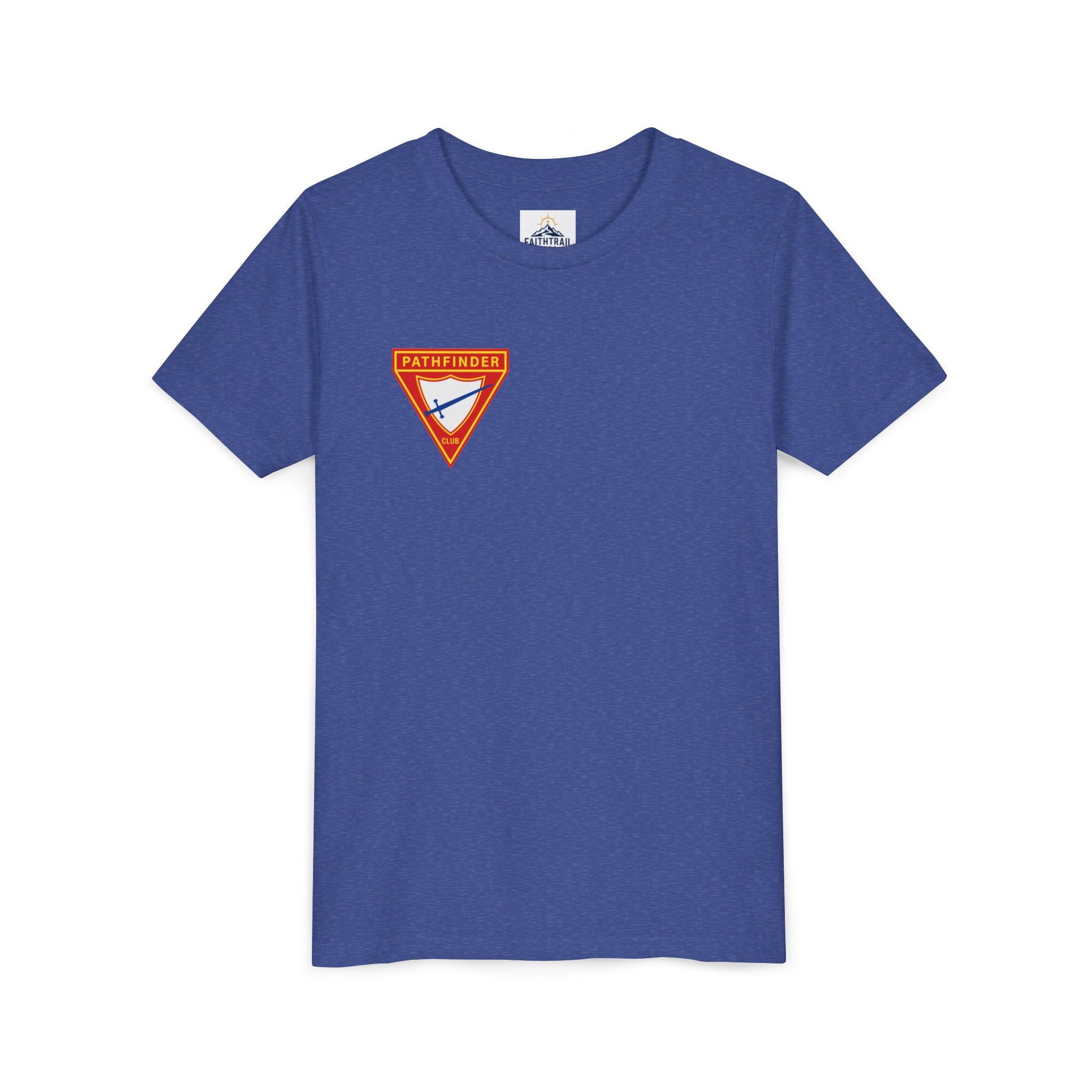 Pathfinder Club Youth Tee — Pathfinder Shield Emblem Short Sleeve Shirt