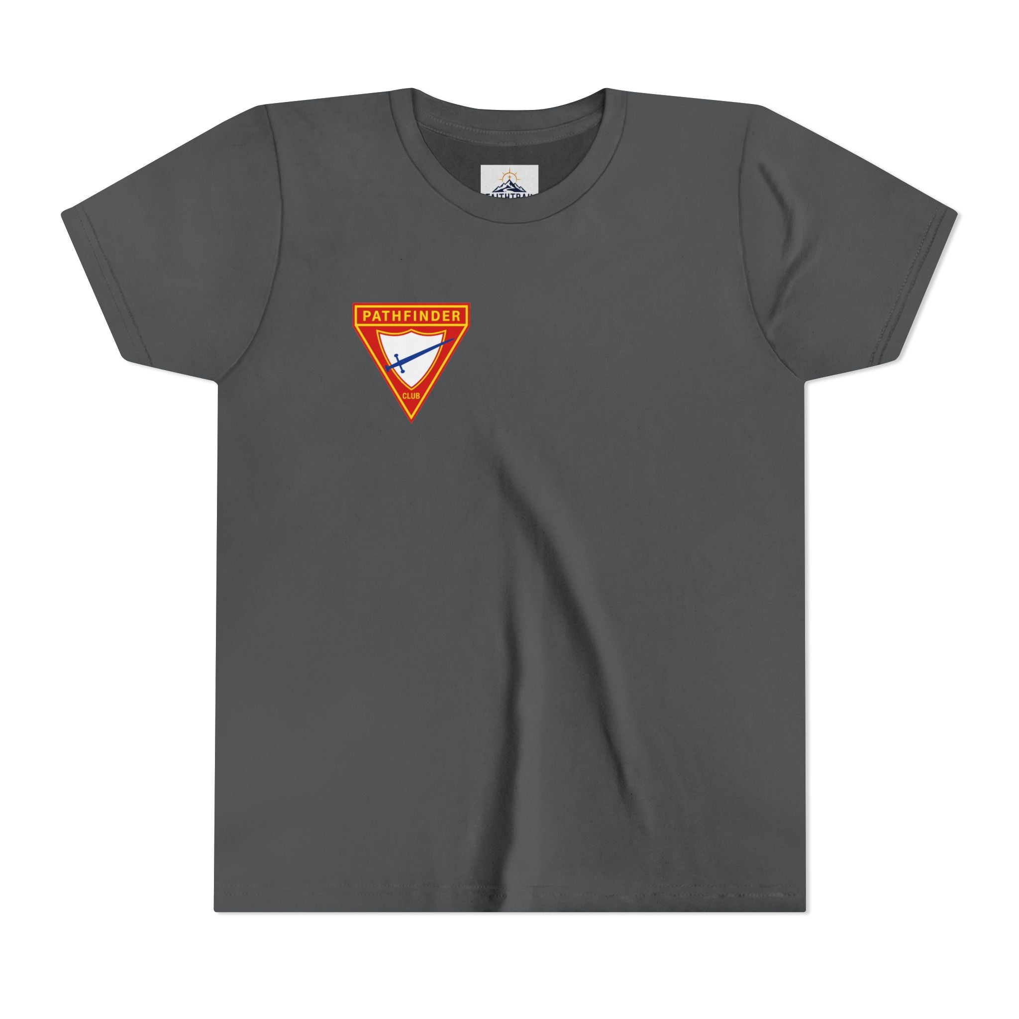 Pathfinder Club Youth Tee — Pathfinder Shield Emblem Short Sleeve Shirt