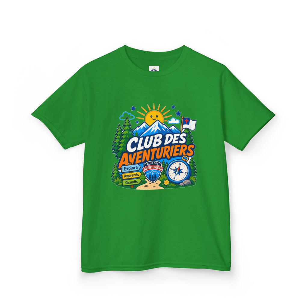 Club des Aventuriers T-Shirt (Enfants) | Camping Boussole et Soleil