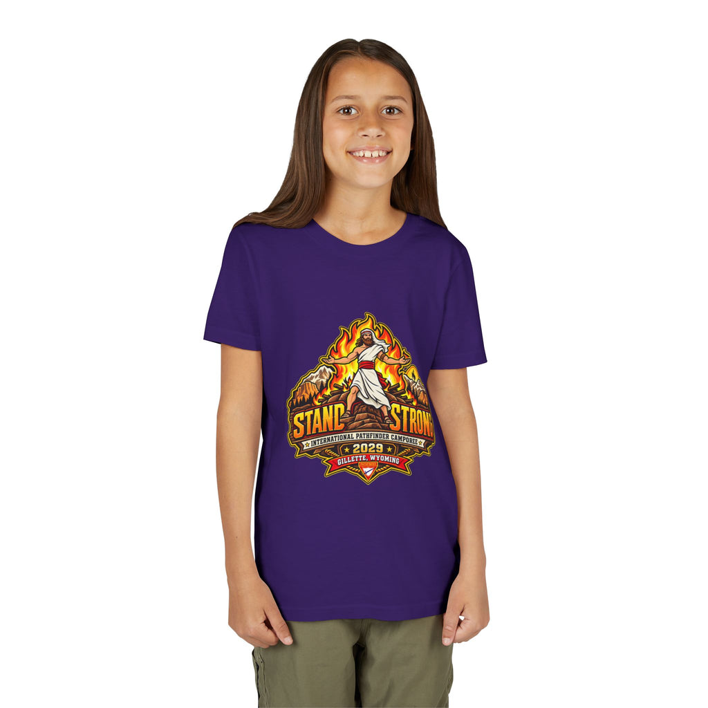 Youth Tee — "Stand Strong" Pathfinder Camporee 2029 - Unisex Performance Tee