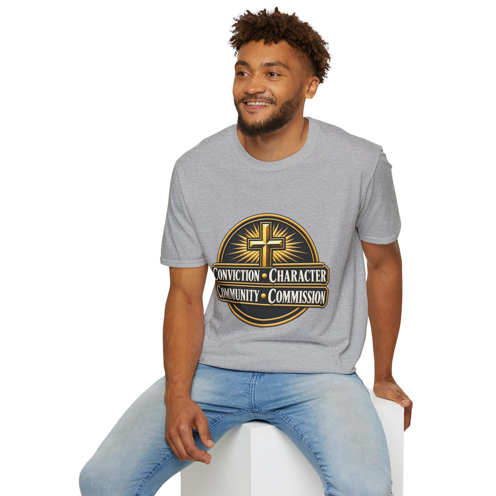 Conviction • Character Christian T-Shirt — Cross Faith Ministry Tee