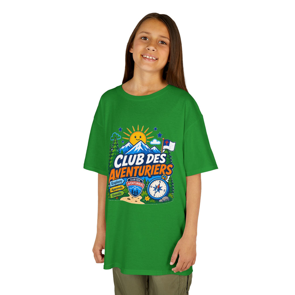 Club des Aventuriers T-Shirt (Enfants) | Camping Boussole et Soleil