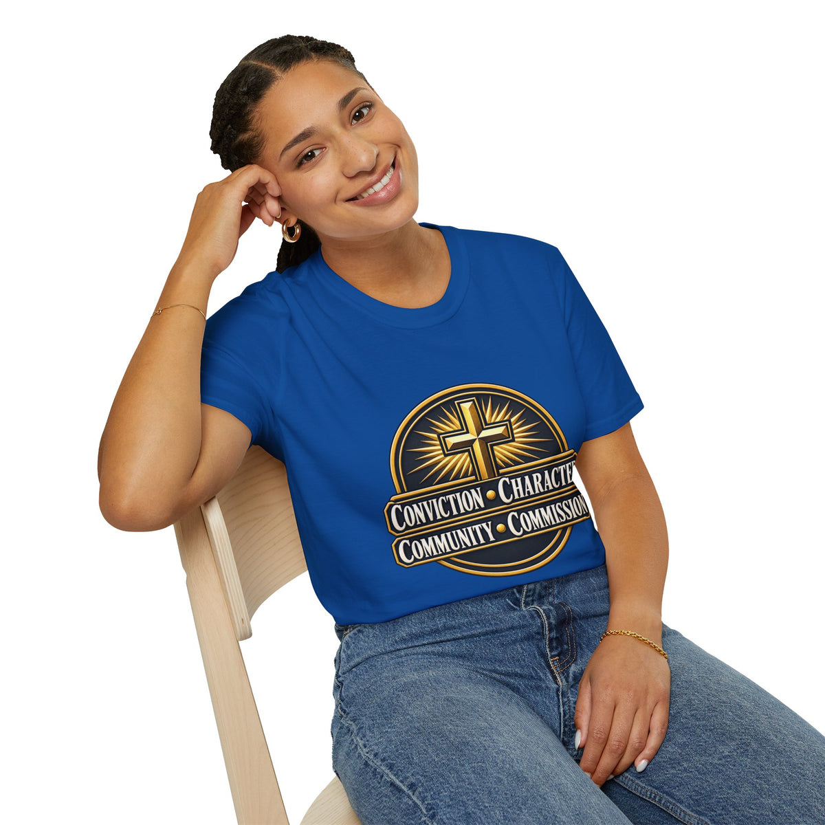Conviction • Character Christian T-Shirt — Cross Faith Ministry Tee