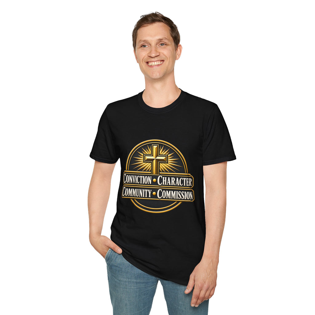 Conviction • Character Christian T-Shirt — Cross Faith Ministry Tee