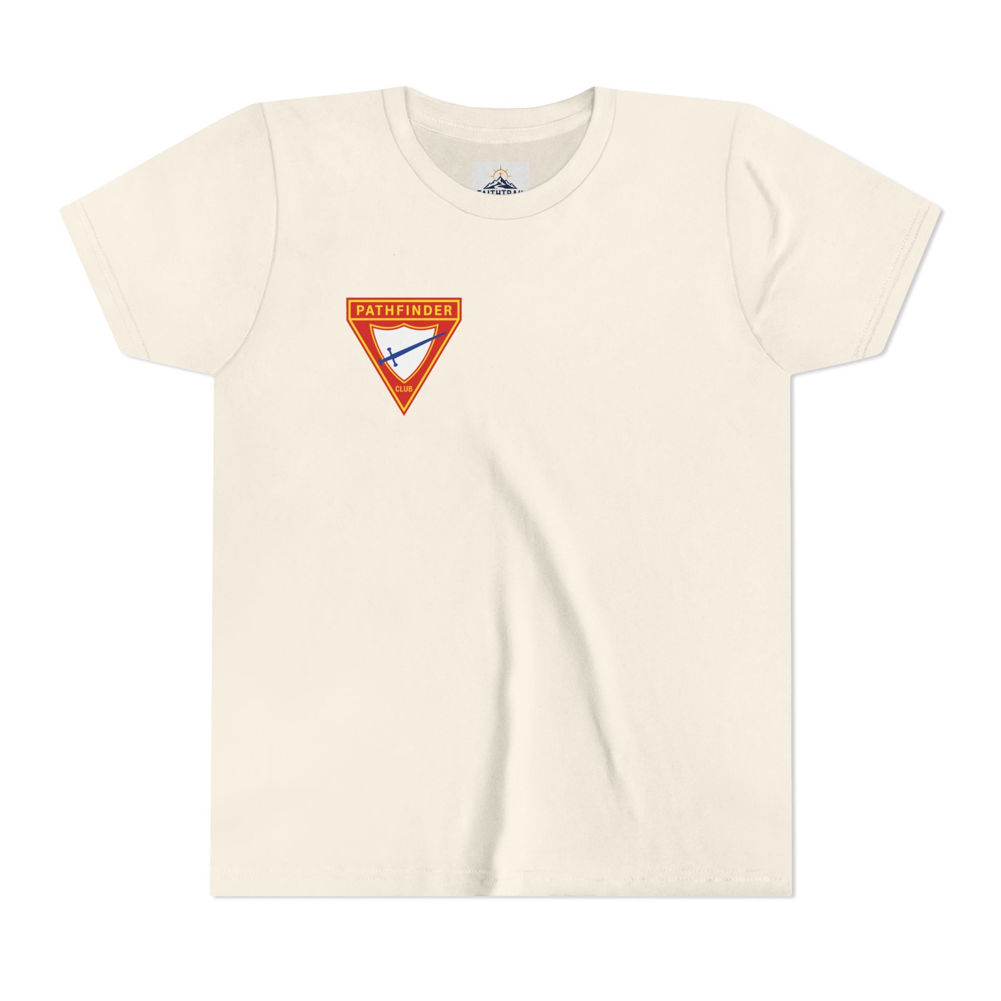 Pathfinder Club Youth Tee — Pathfinder Shield Emblem Short Sleeve Shirt