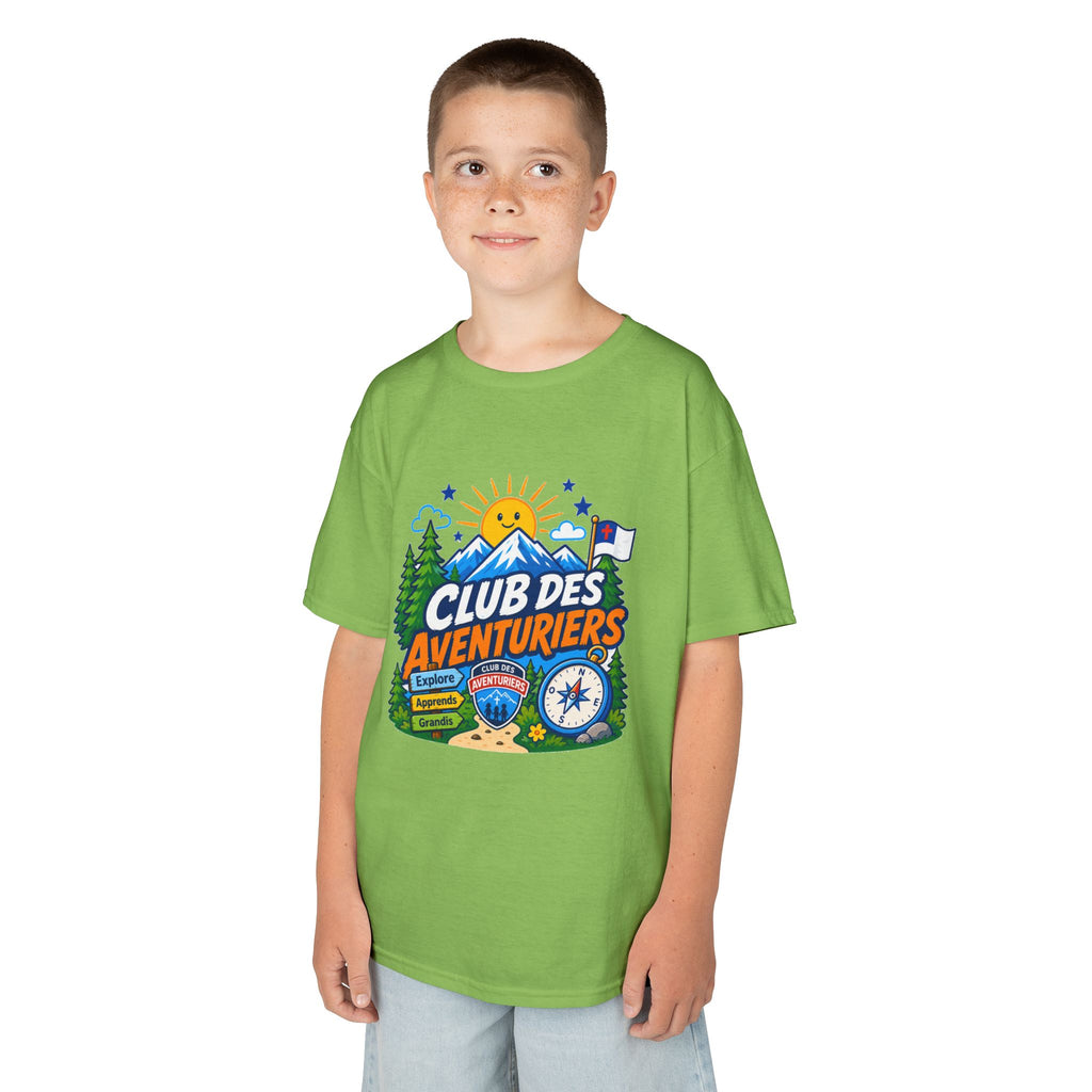 Club des Aventuriers T-Shirt (Enfants) | Camping Boussole et Soleil