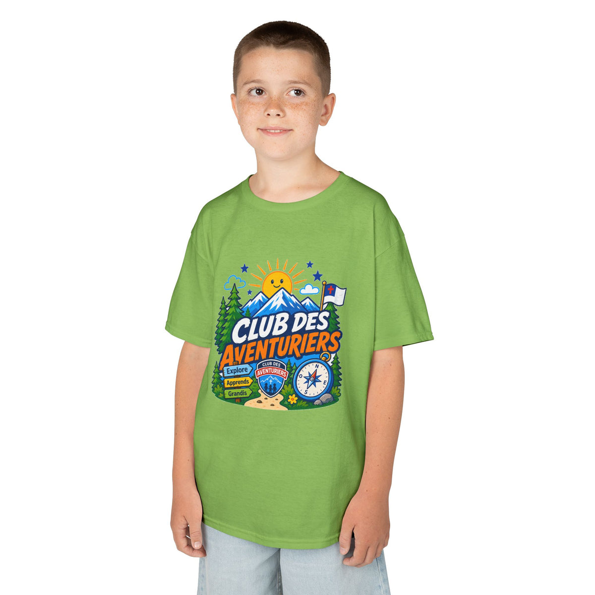 Club des Aventuriers T-Shirt (Enfants) | Camping Boussole et Soleil