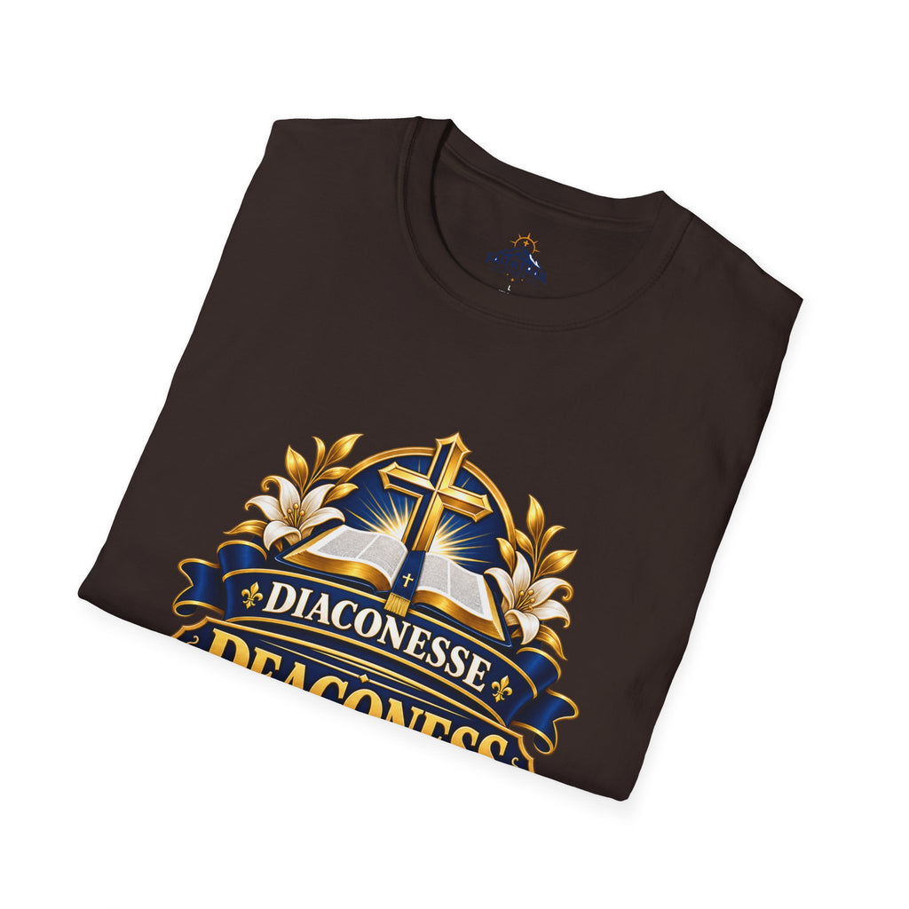 Deaconess Emblem T-Shirt — Faith-Based Christian Church Shirt