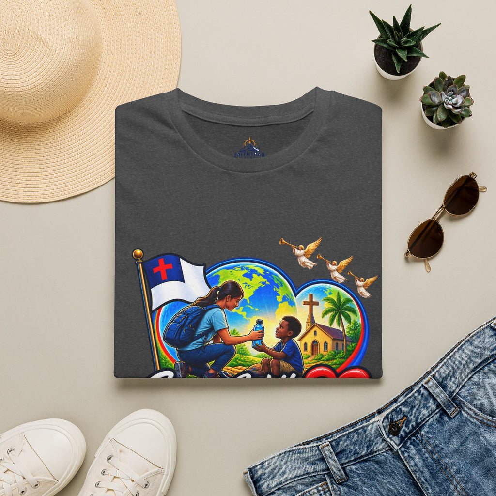 Serve With Compassion T-Shirt — Christian Faith-Based Volunteer Tee