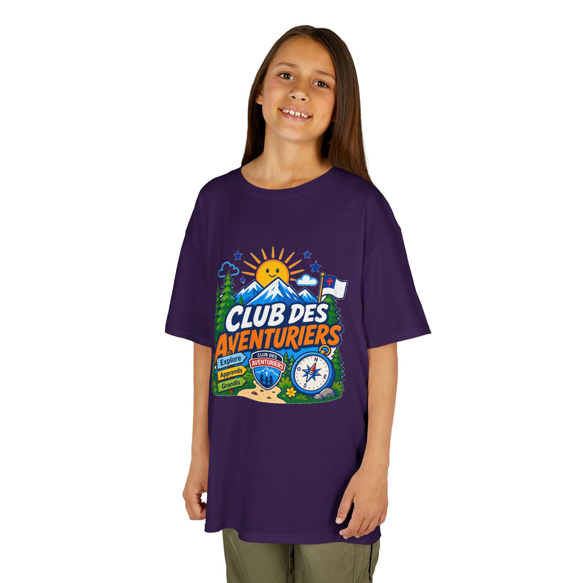Club des Aventuriers T-Shirt (Enfants) | Camping Boussole et Soleil