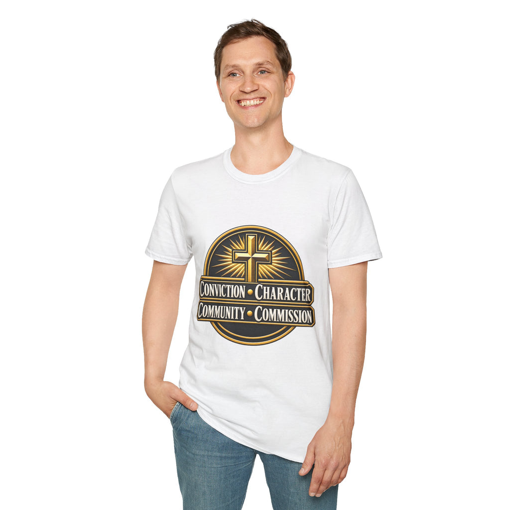 Conviction • Character Christian T-Shirt — Cross Faith Ministry Tee