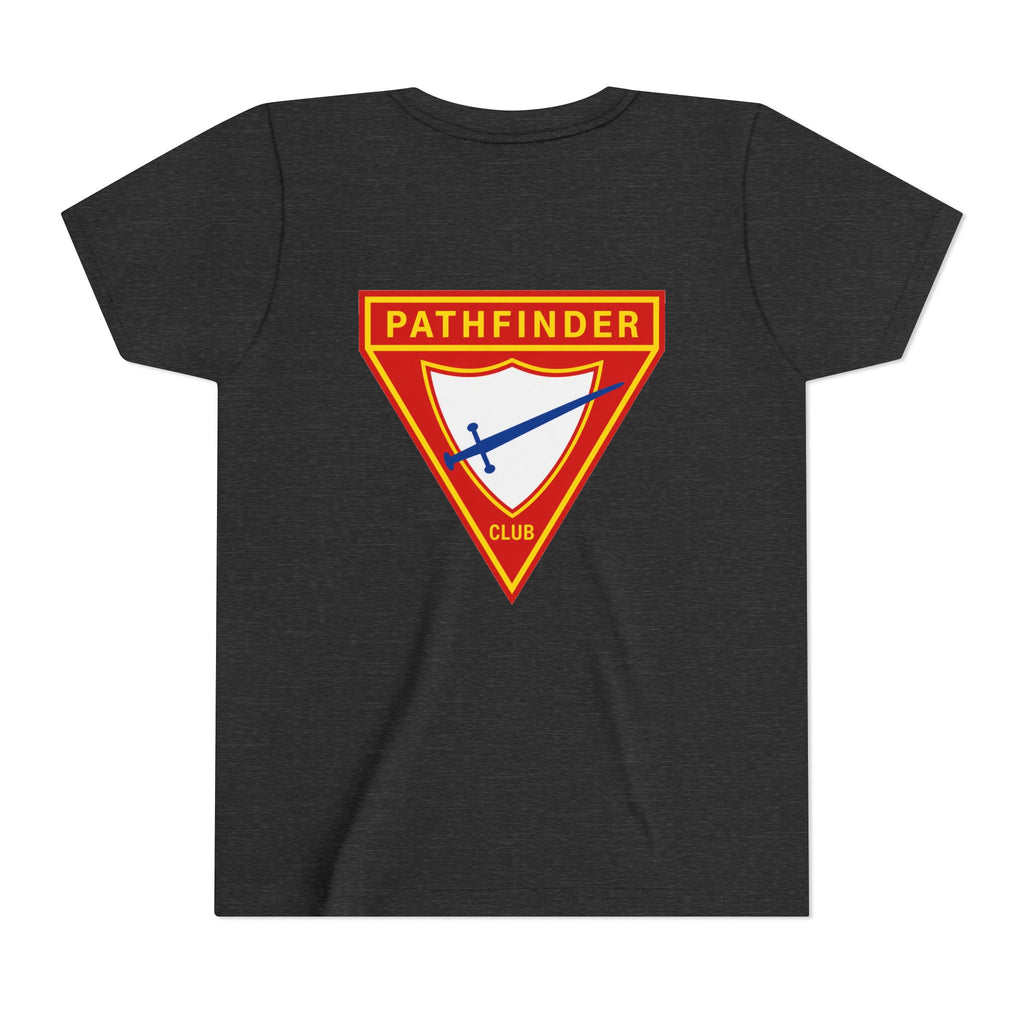 Pathfinder Club Youth Tee — Pathfinder Shield Emblem Short Sleeve Shirt