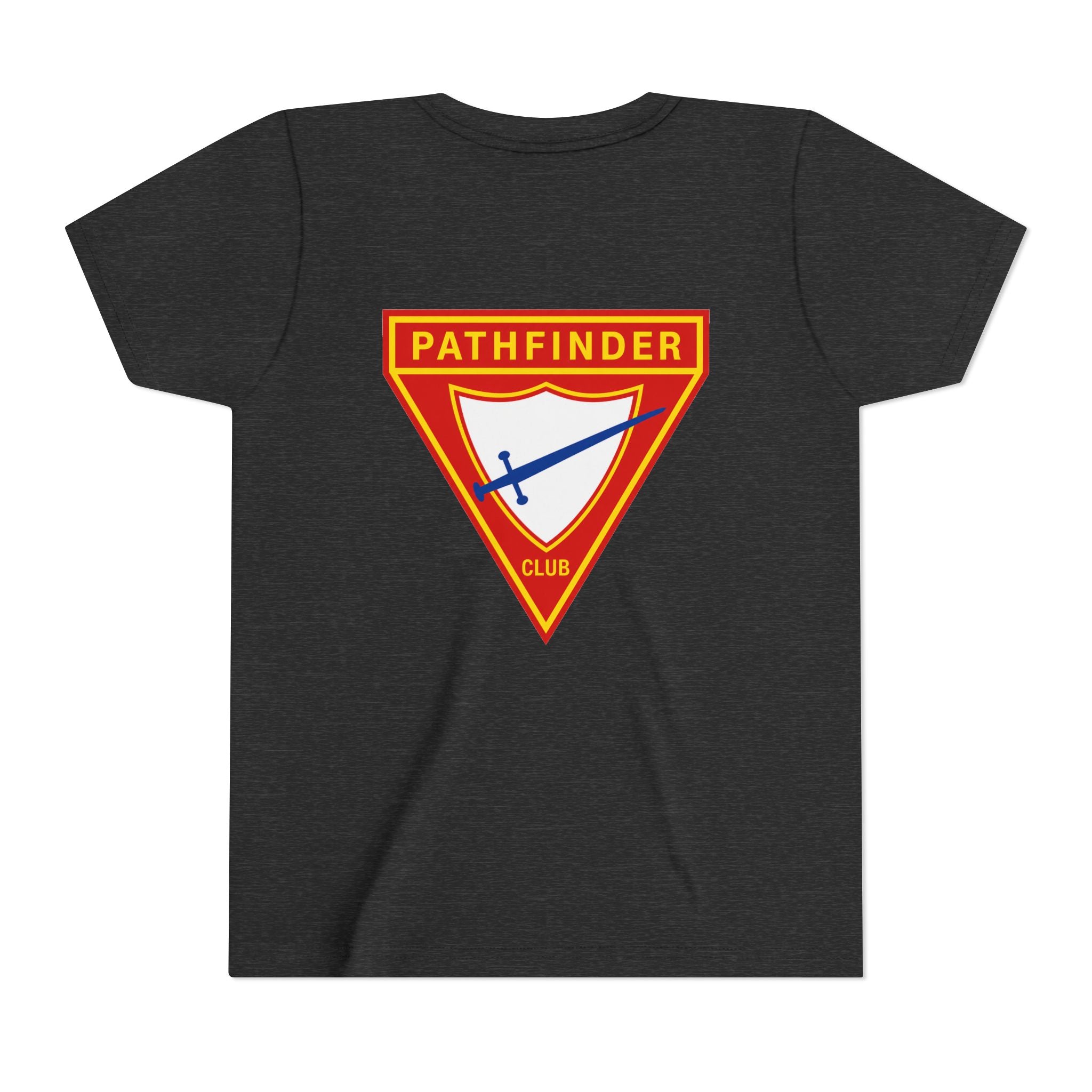Pathfinder Club Youth Tee — Pathfinder Shield Emblem Short Sleeve Shirt