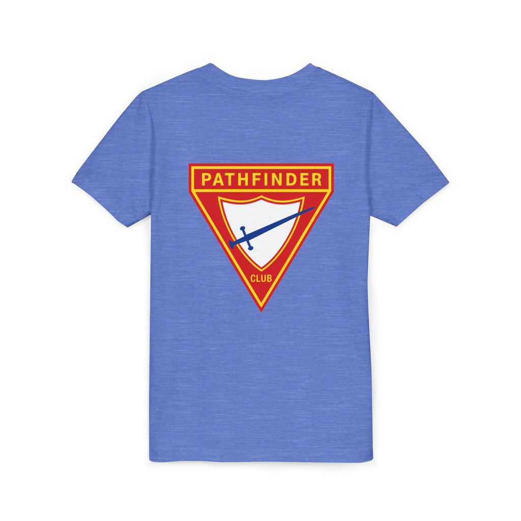 Pathfinder Club Youth Tee — Pathfinder Shield Emblem Short Sleeve Shirt