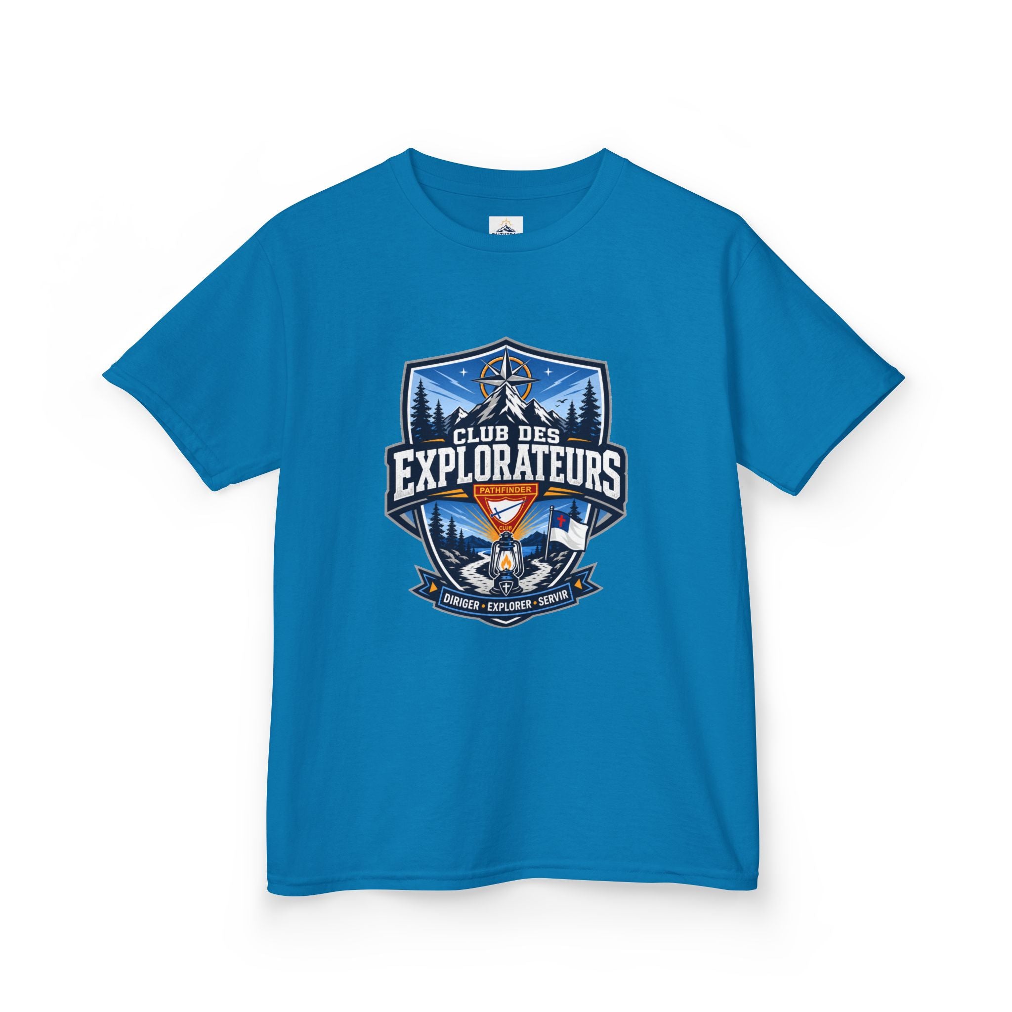 T-shirt unisexe pour Enfants Club des Explorateurs | Lanterne