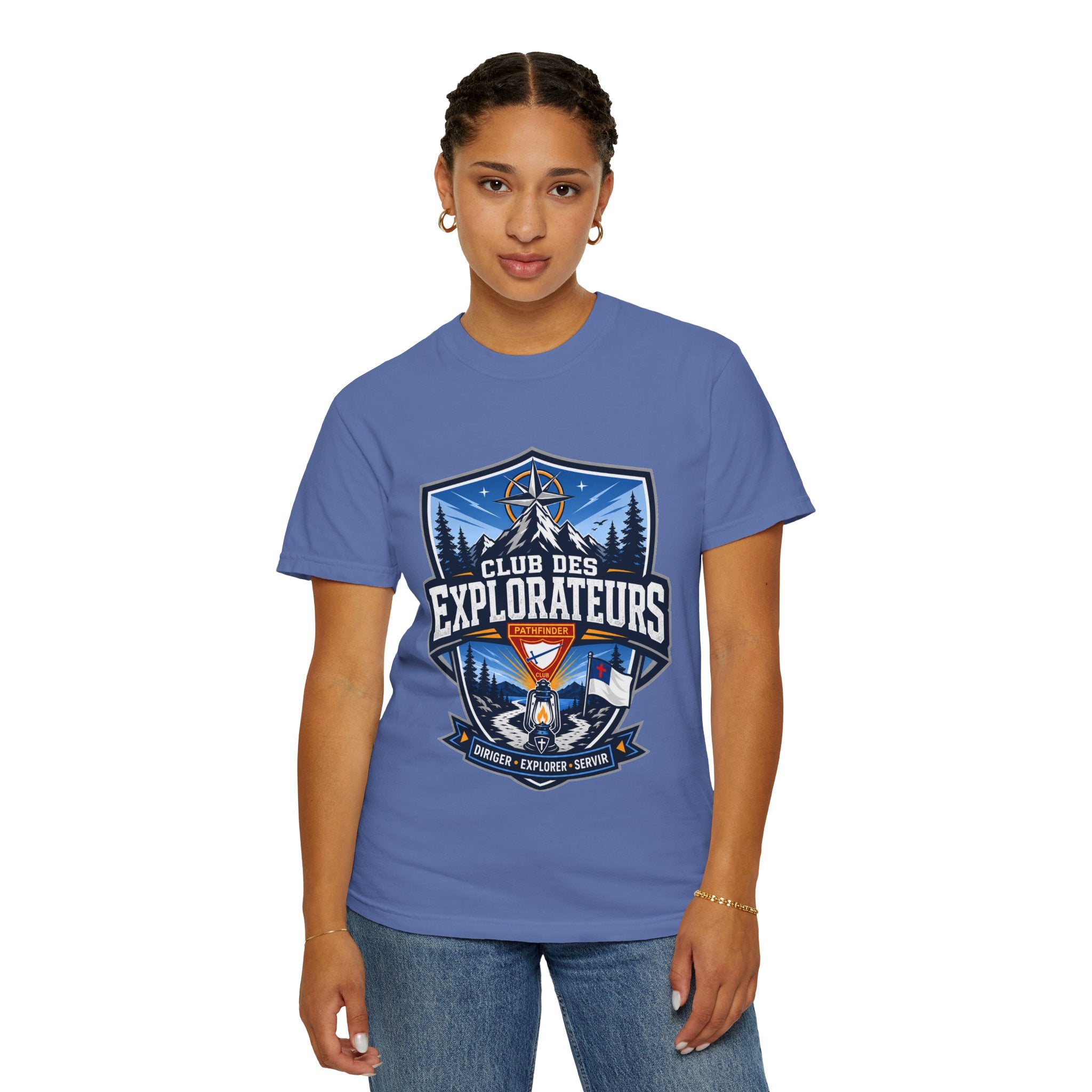 T-shirt adulte unisexe Club des Explorateurs | Lanterne