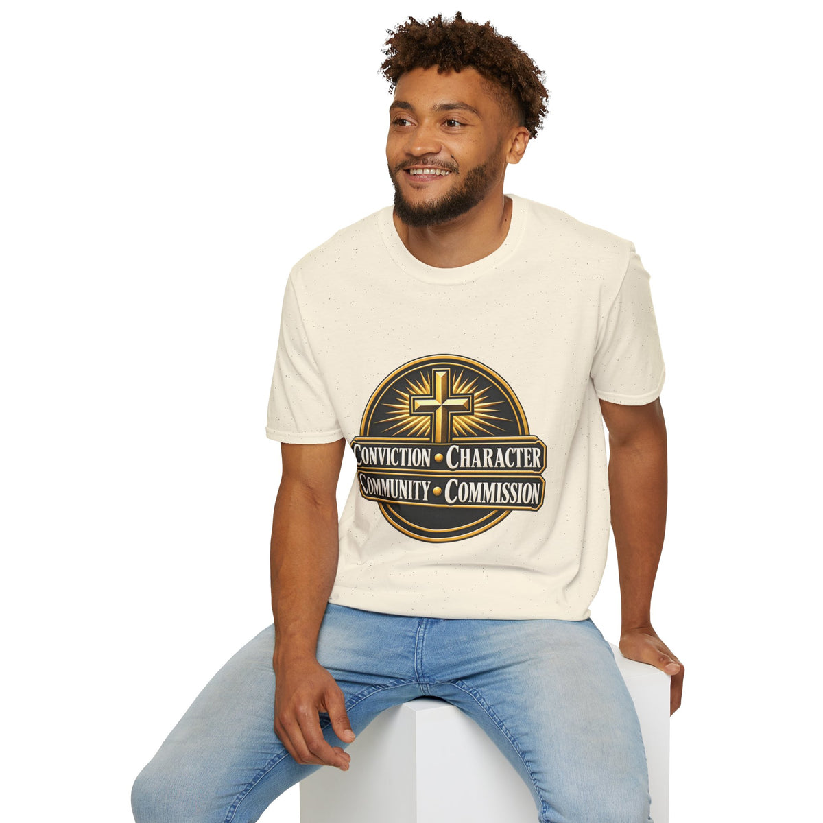 Conviction • Character Christian T-Shirt — Cross Faith Ministry Tee