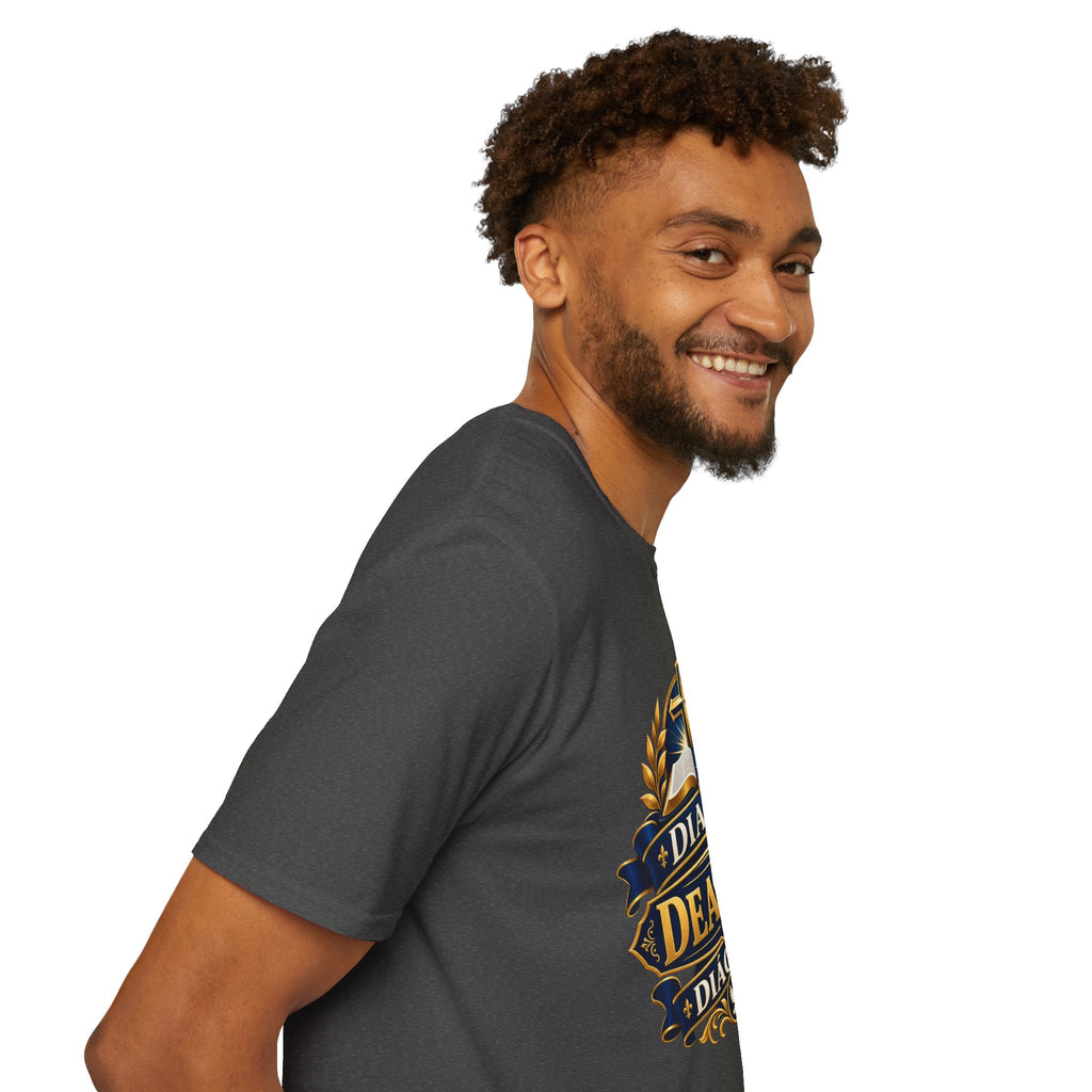 Deacon Faith T-Shirt — 'Diacre' Church Cross & Bible Emblem