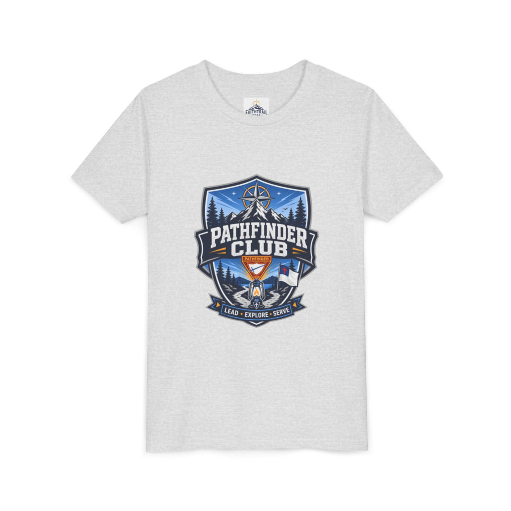 Conquistadores Camiseta para jóvenes | Camping Compass, Fogata, Pinos