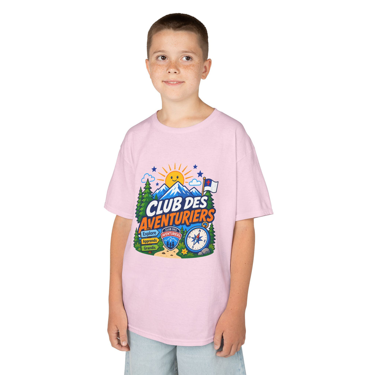 Club des Aventuriers T-Shirt (Enfants) | Camping Boussole et Soleil