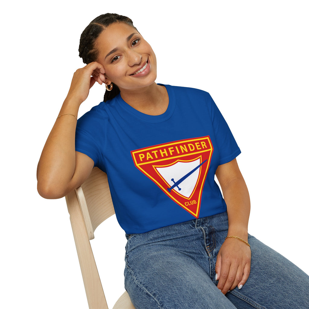 Pathfinder Club T-Shirt — Retro Shield Logo Tee