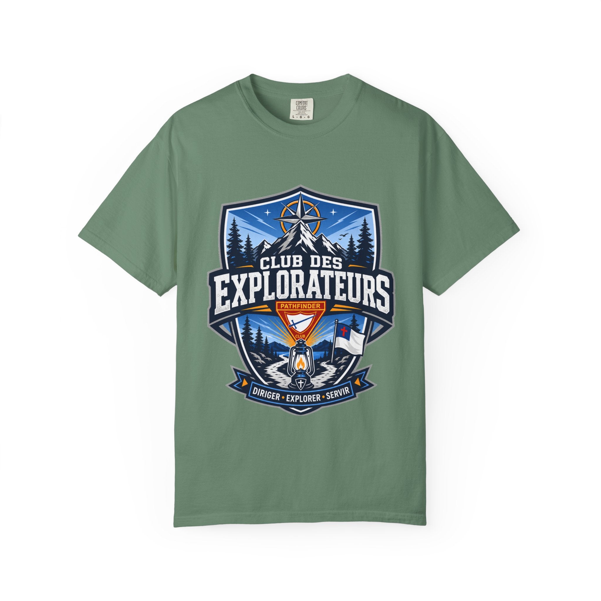 T-shirt adulte unisexe Club des Explorateurs | Lanterne