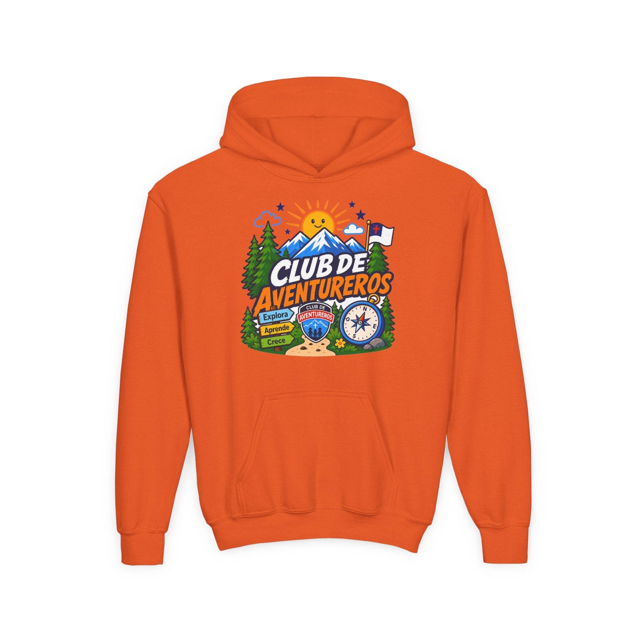 Club de Adventureros | Sudadera con capucha y estampado para Niños | Cámping
