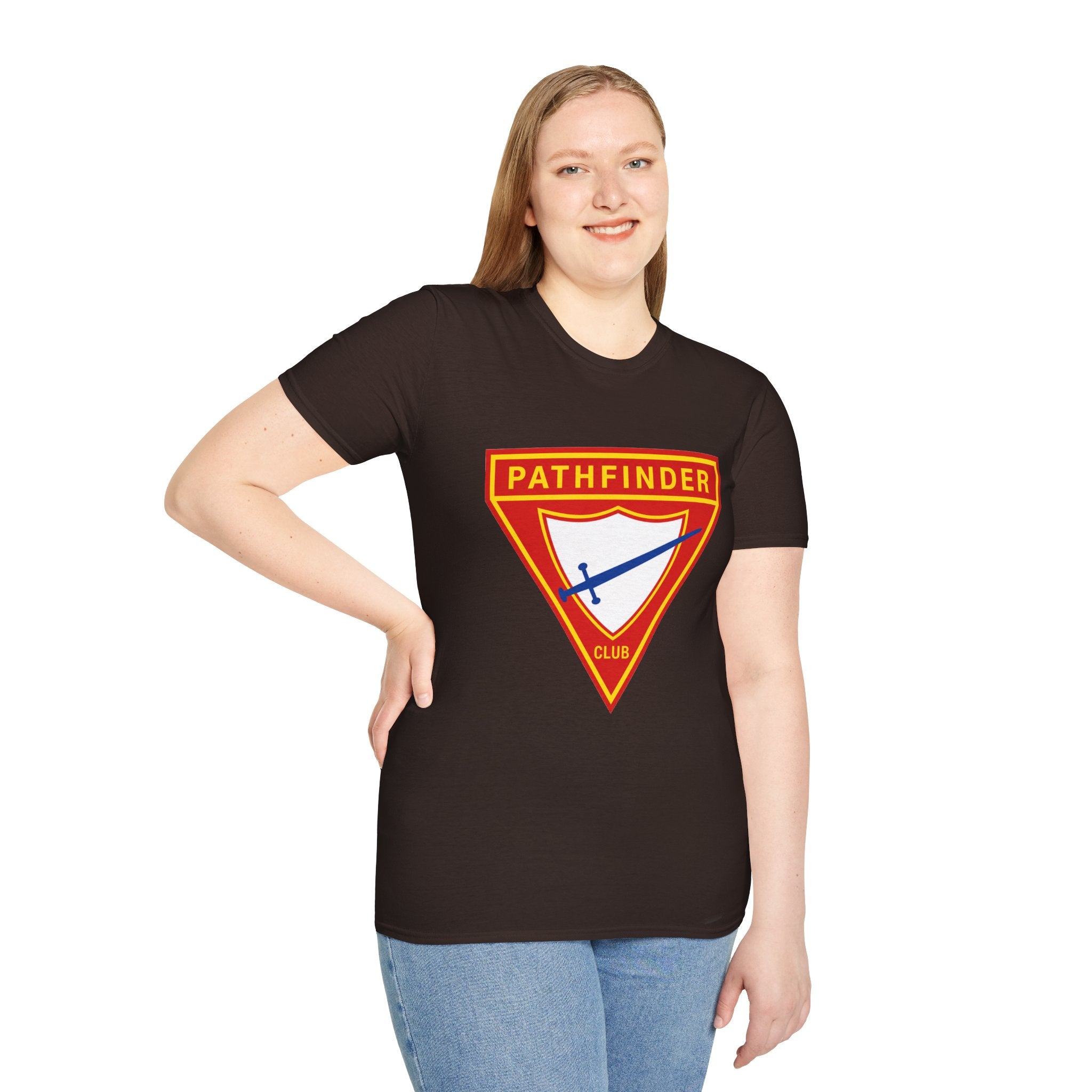 Pathfinder Club T-Shirt — Retro Shield Logo Tee