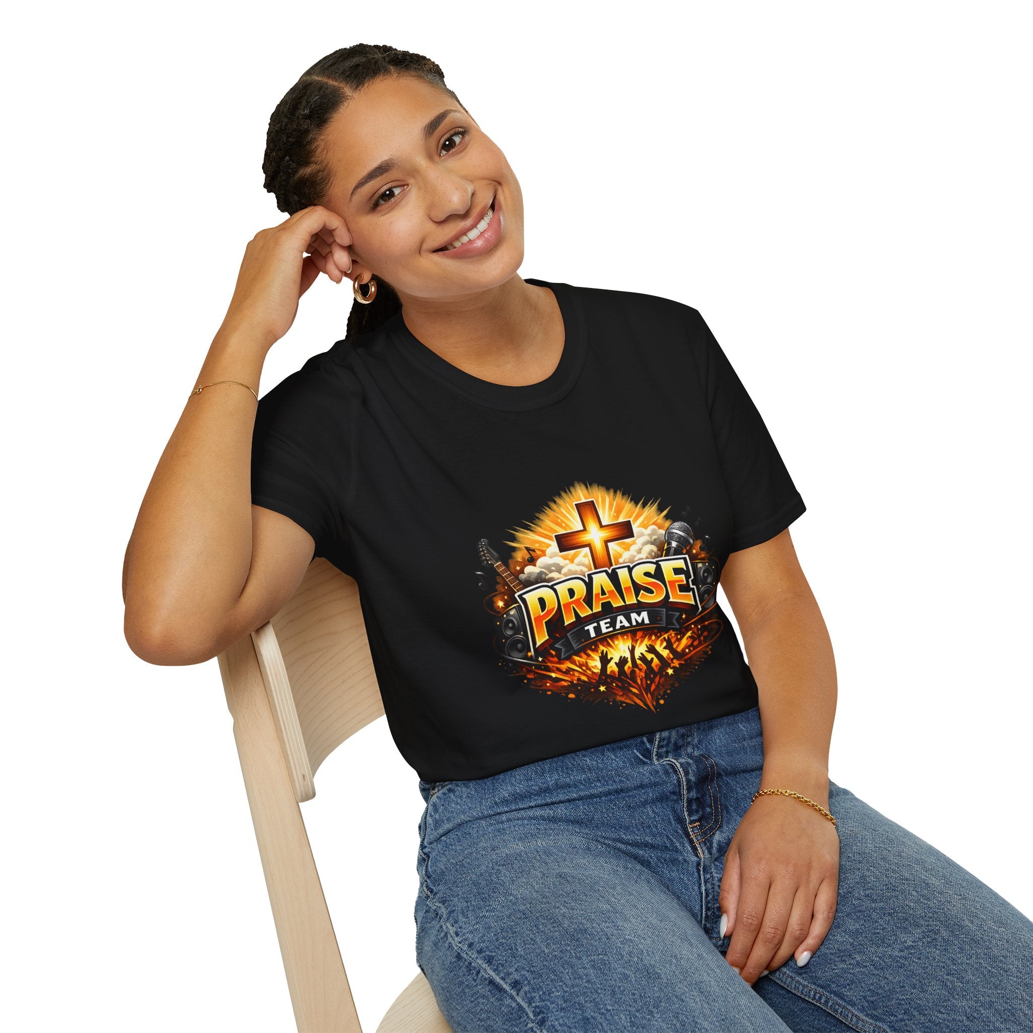Praise Team T-Shirt — Christian Worship Music Church Youth Shirt