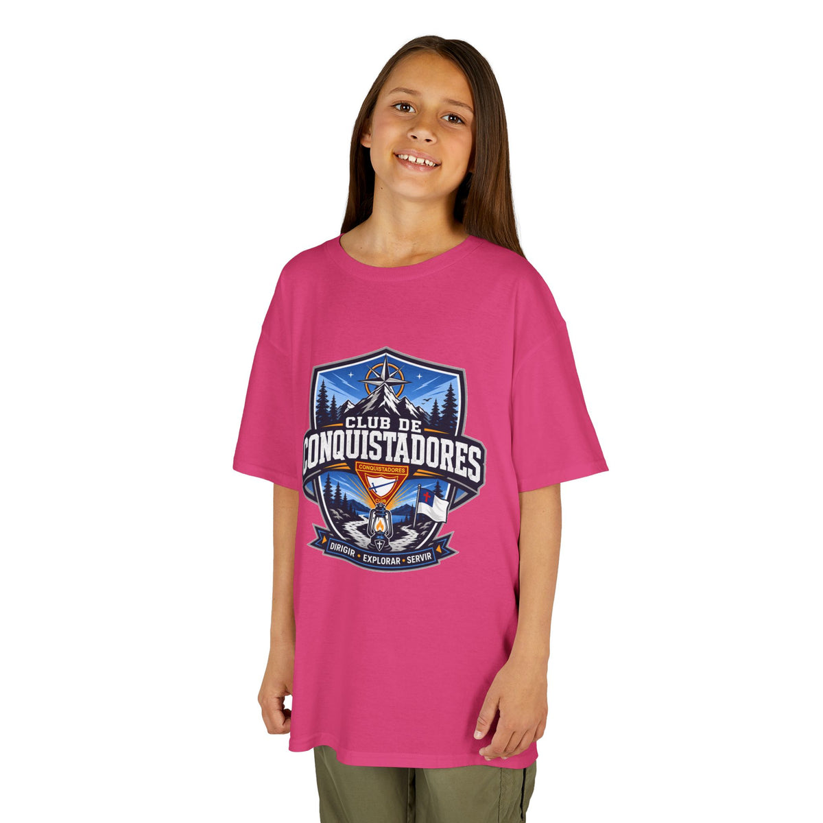 Camiseta Unisex para Niños Club des Conquistadores | Linterna