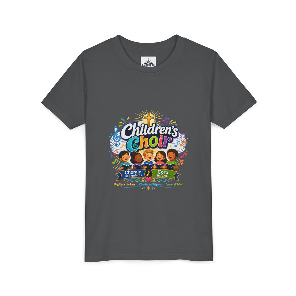 Children's Choir Youth Tee - Colorful Church Choir Graphic