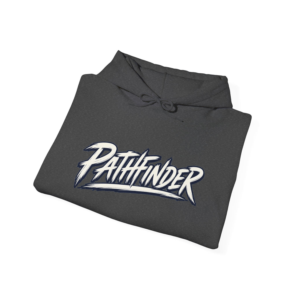Pathfinder Graphic Hoodie — Retro Script Logo Pullover