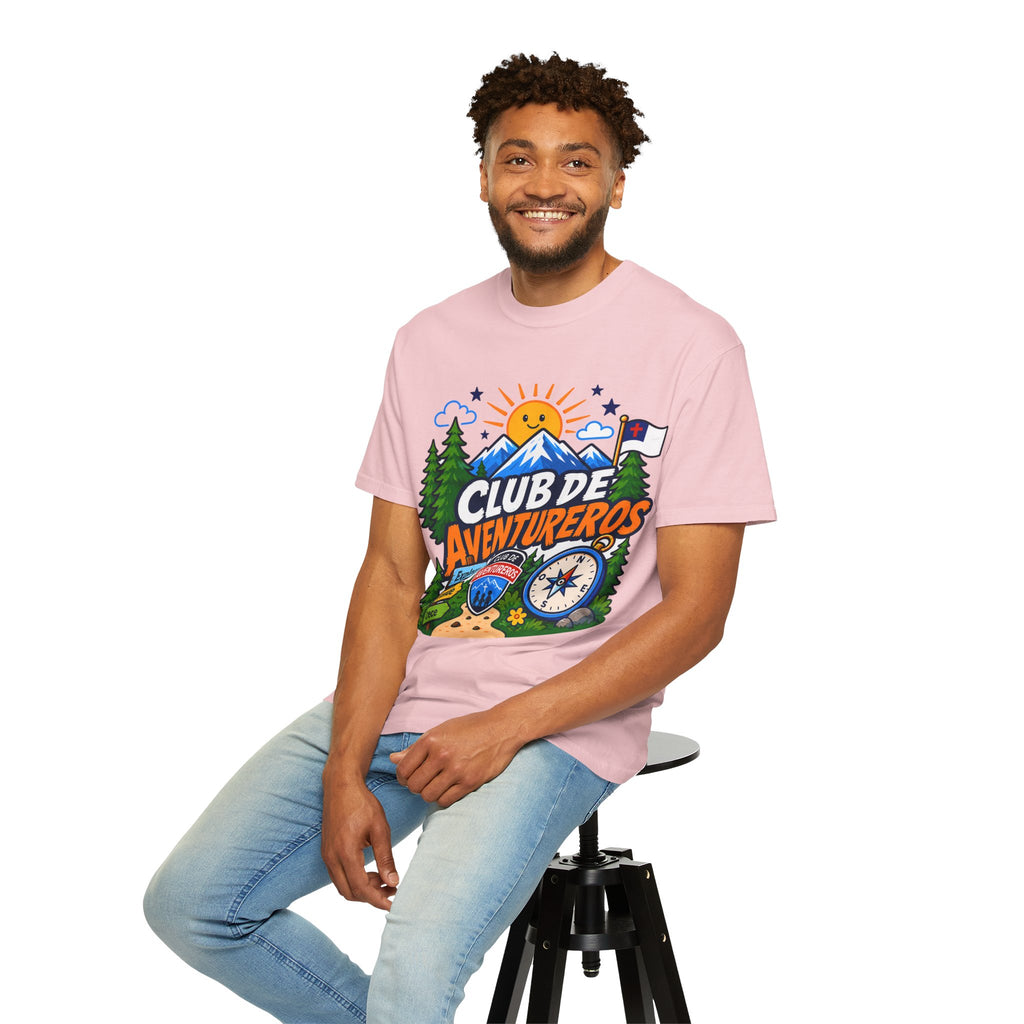 Club de Aventureros Camiseta (Adultos) | Camping, Brújula y Sol