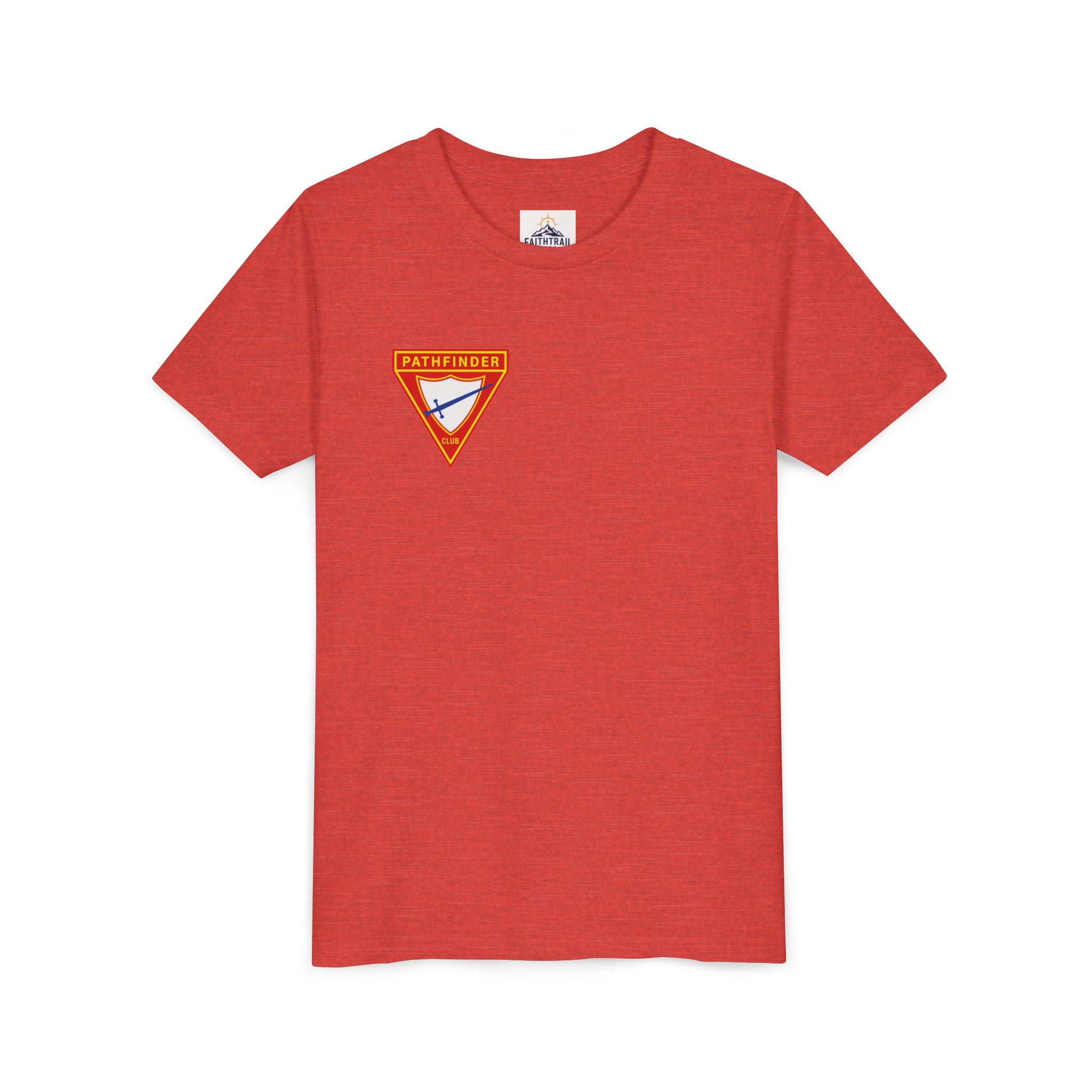 Pathfinder Club Youth Tee — Pathfinder Shield Emblem Short Sleeve Shirt