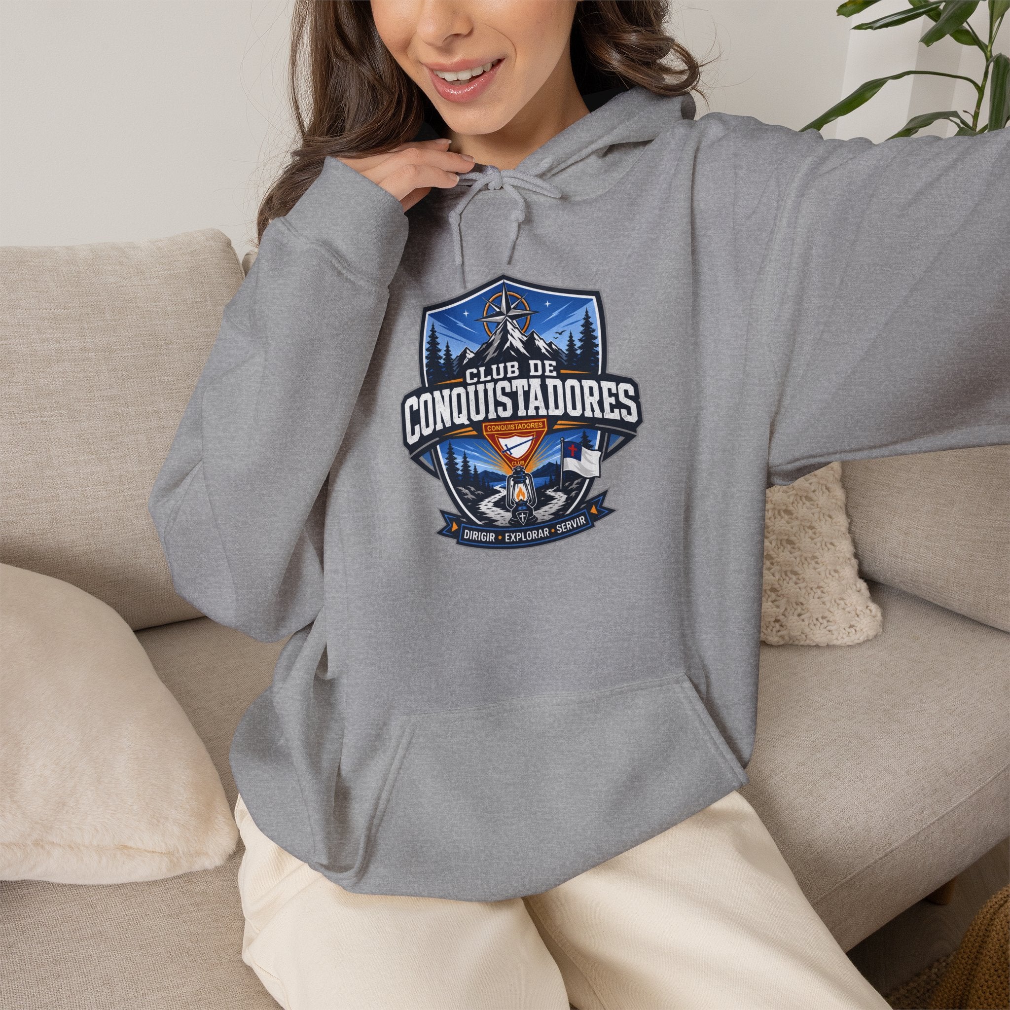 Club de Conquistadores Hoodie para Adultos |Lantern
