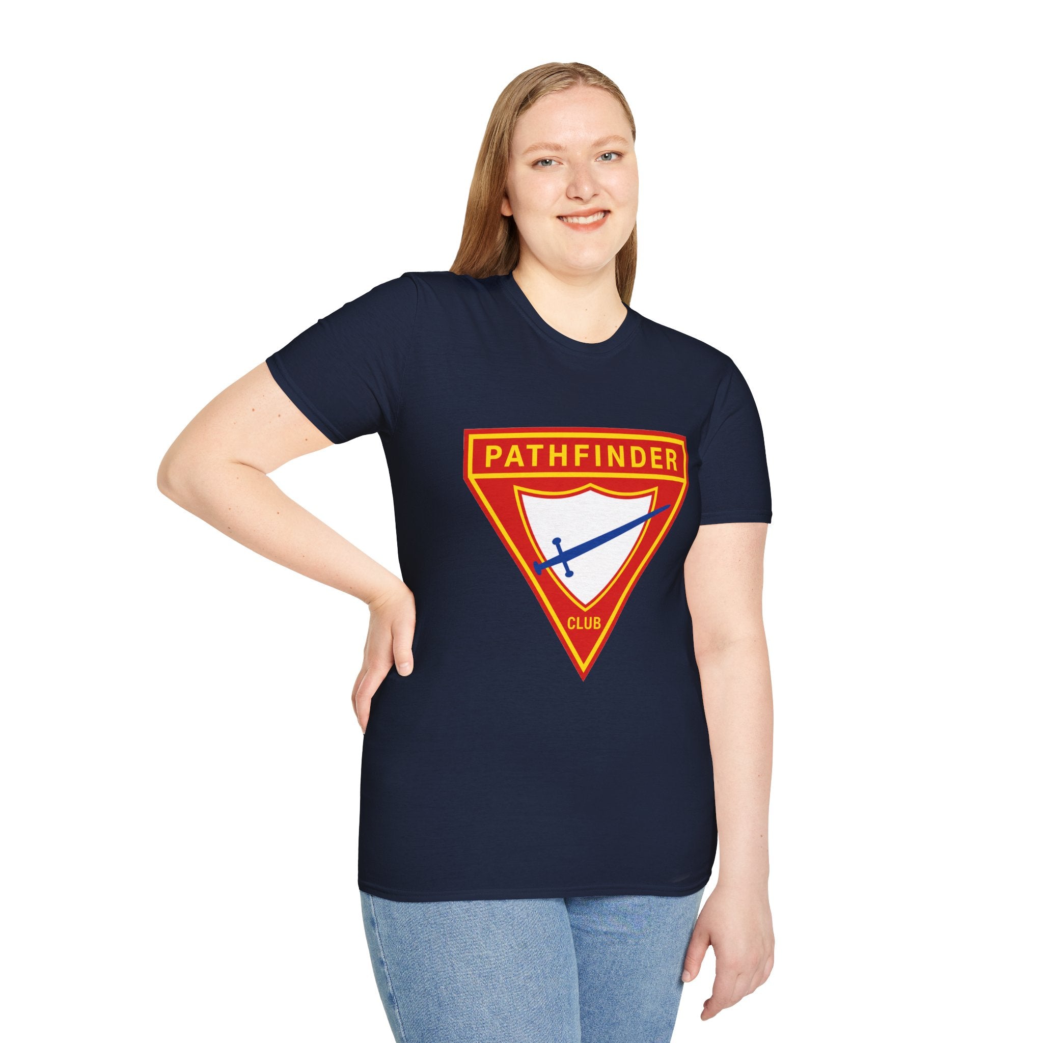 Pathfinder Club T-Shirt — Retro Shield Logo Tee