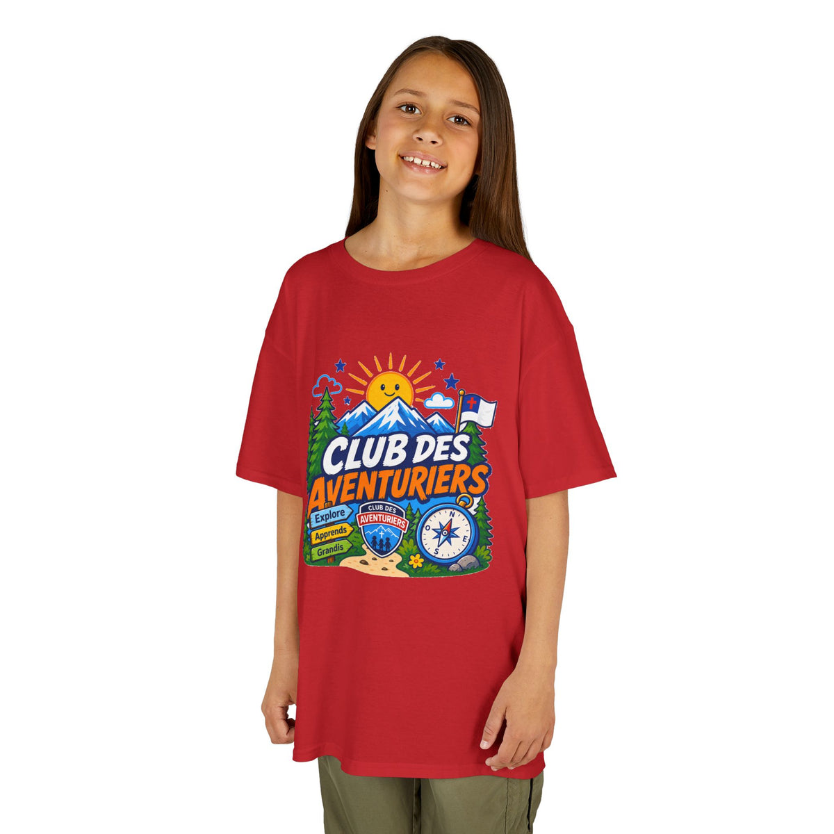 Club des Aventuriers T-Shirt (Enfants) | Camping Boussole et Soleil