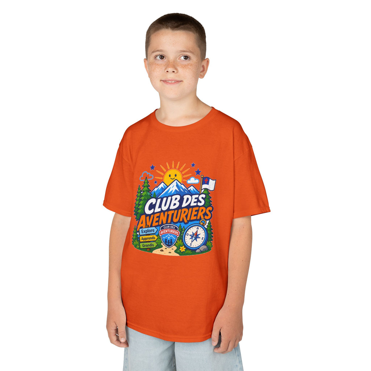 Club des Aventuriers T-Shirt (Enfants) | Camping Boussole et Soleil