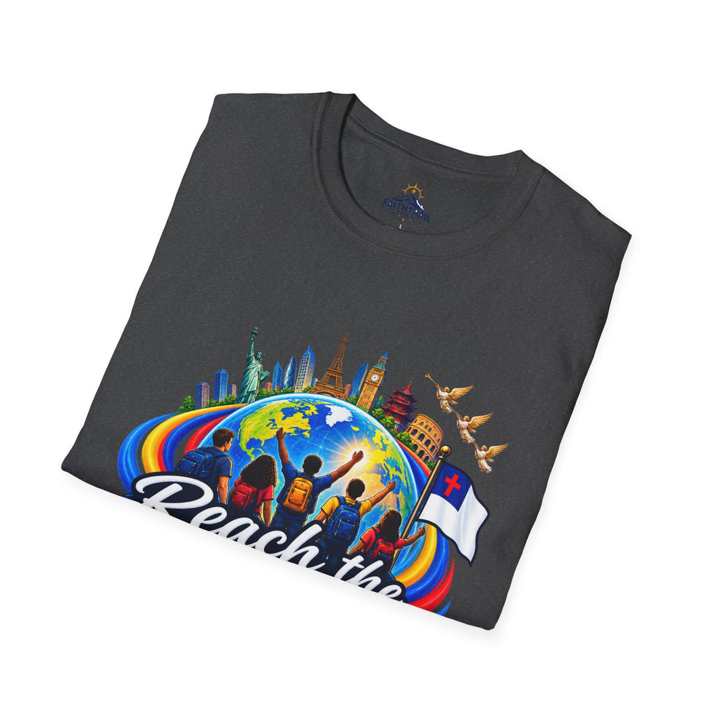 Reach the Nations T-Shirt — Global Missions Christian Outreach Tee