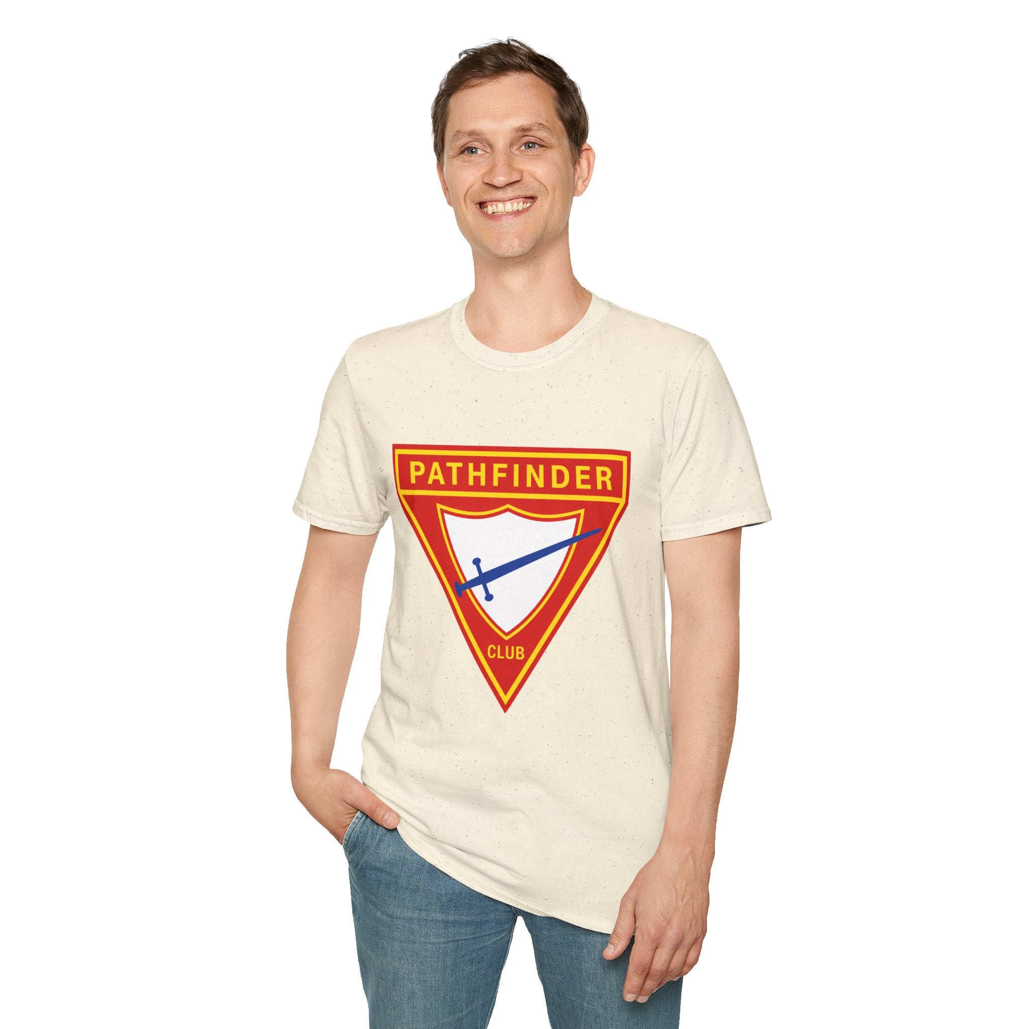 Pathfinder Club T-Shirt — Retro Shield Logo Tee