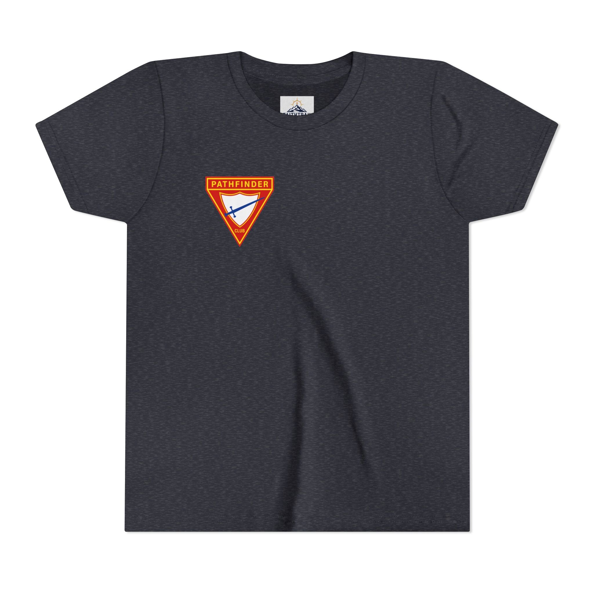 Pathfinder Club Youth Tee — Pathfinder Shield Emblem Short Sleeve Shirt