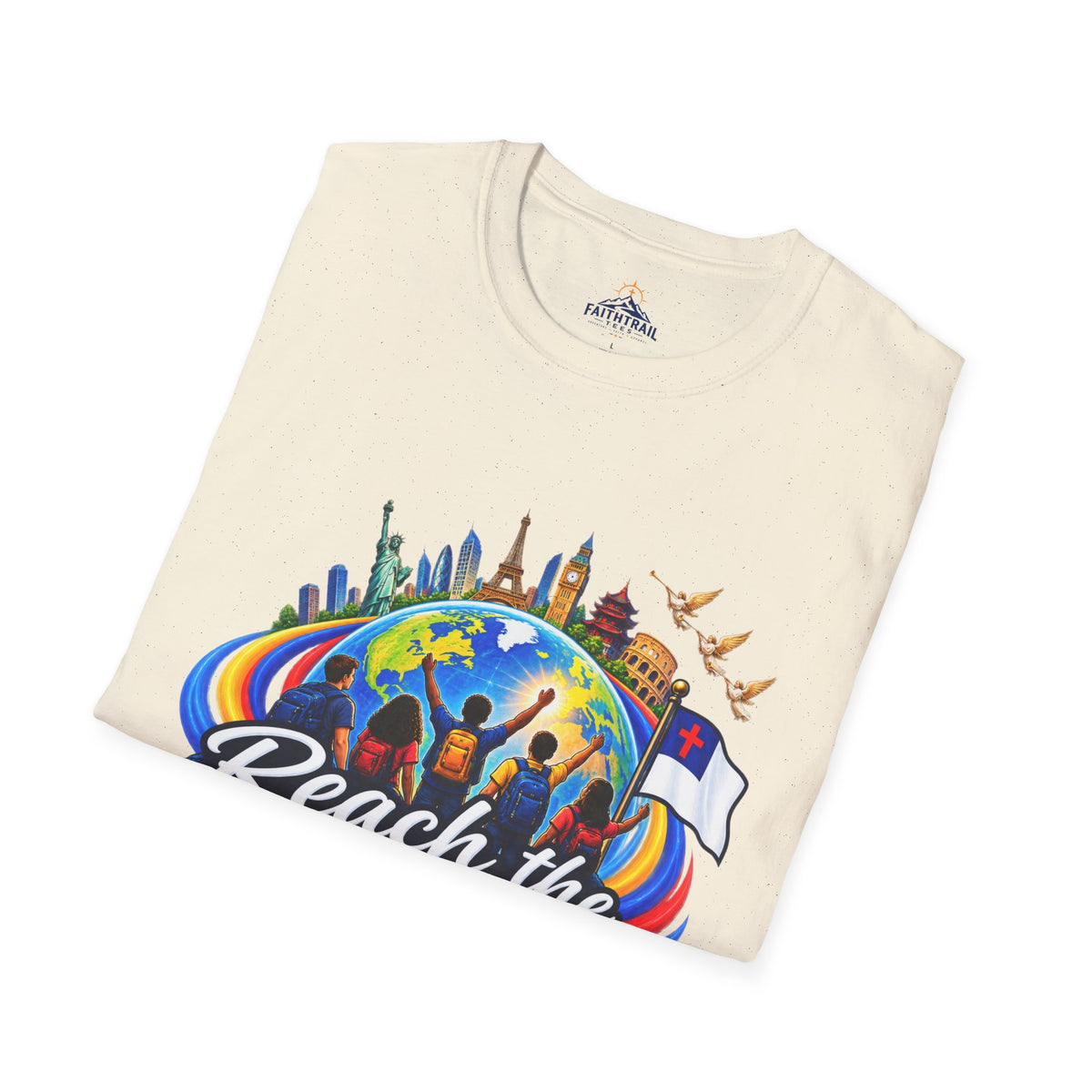Reach the Nations T-Shirt — Global Missions Christian Outreach Tee