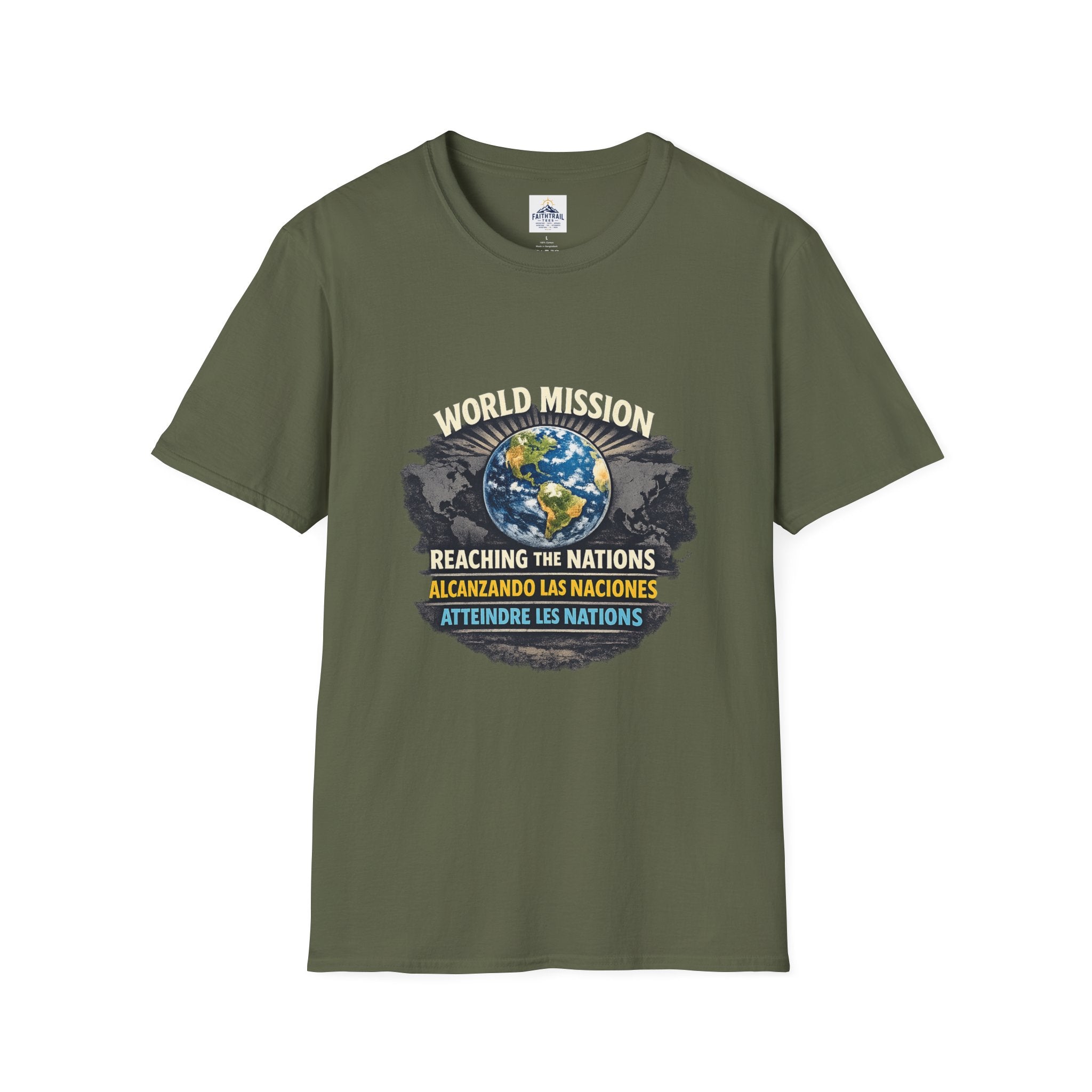 World Mission T-Shirt — Reaching the Nations Globe Tee