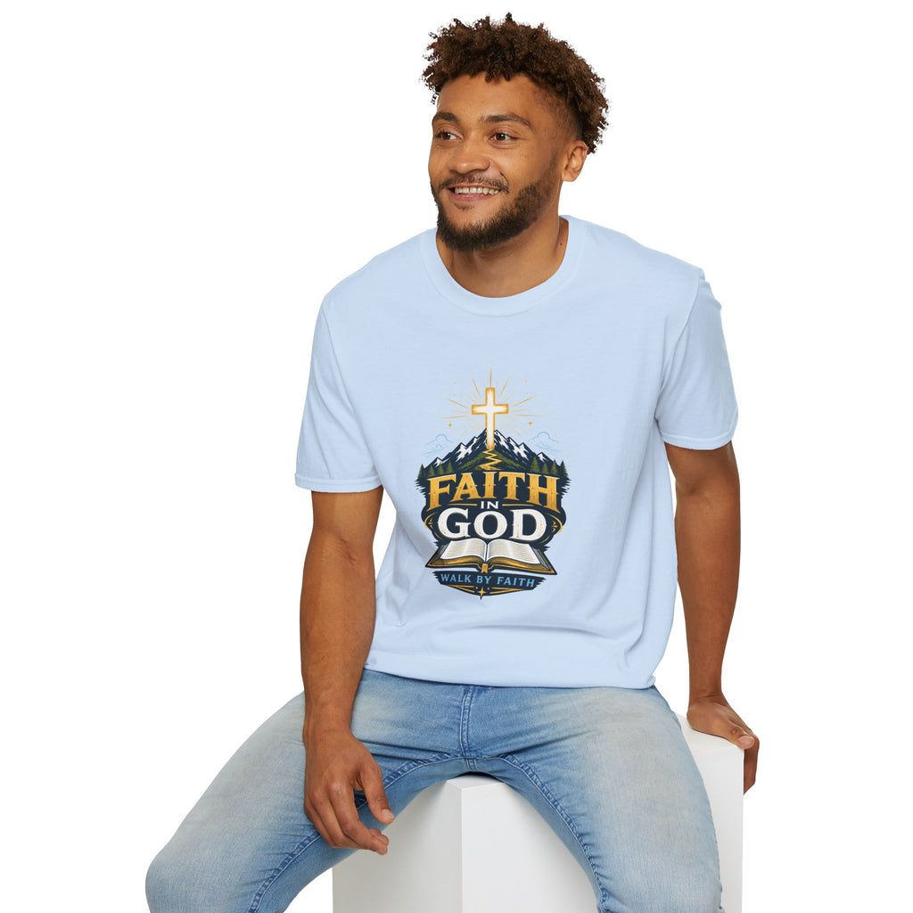 Faith In God T-Shirt — Mountain Cross Christian Tee