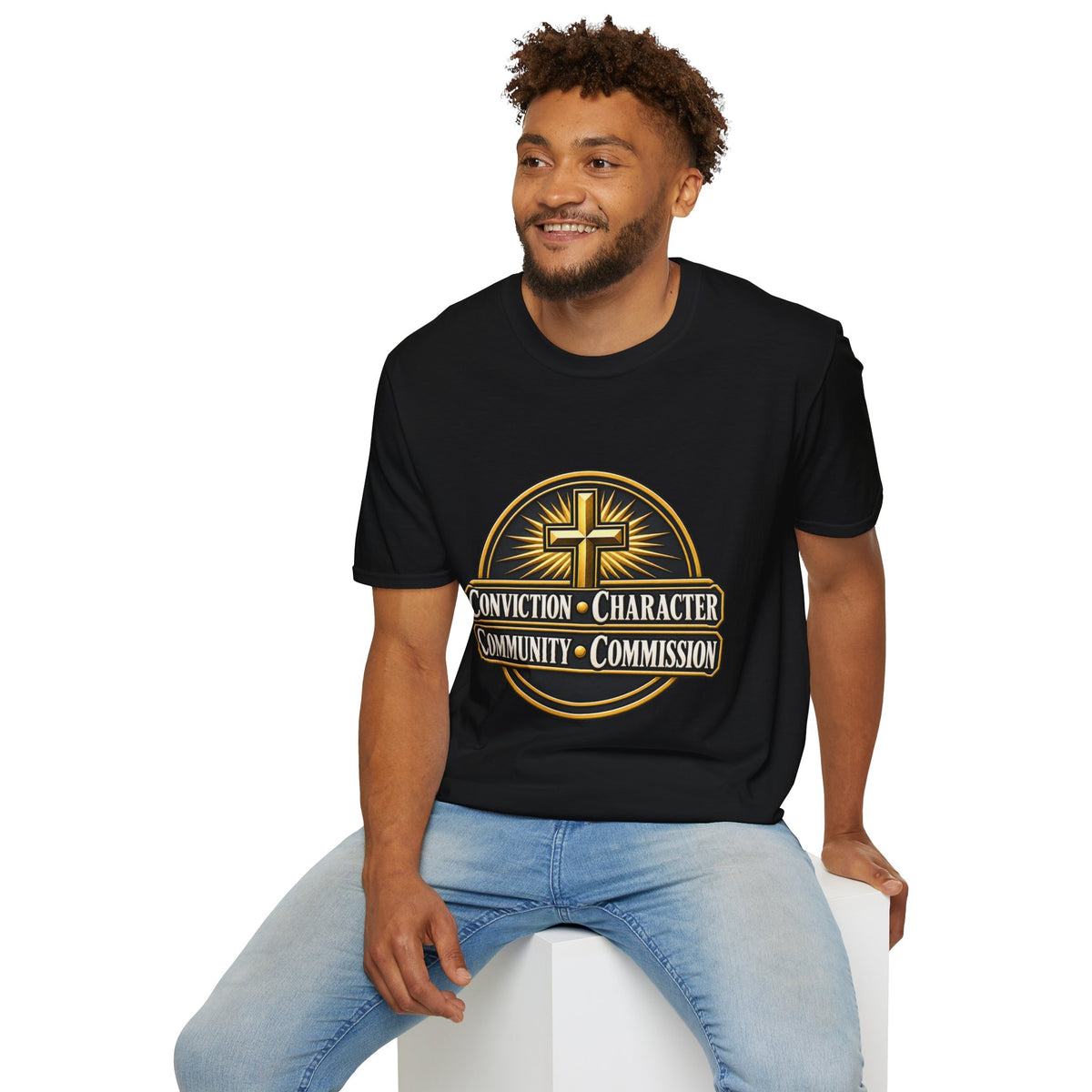 Conviction • Character Christian T-Shirt — Cross Faith Ministry Tee