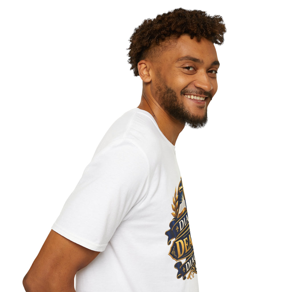Deacon Faith T-Shirt — 'Diacre' Church Cross & Bible Emblem